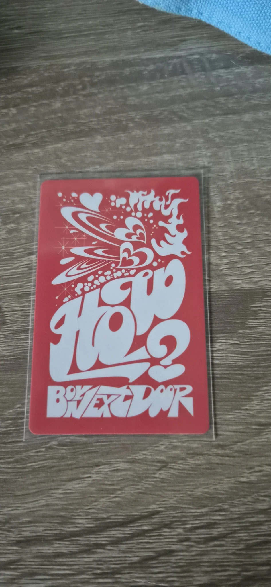 BOYNEXTDOOR Riwoo BOYNEXTDOOR - Riwoo - HOW? Album album photocard fire version A version listing photo 2