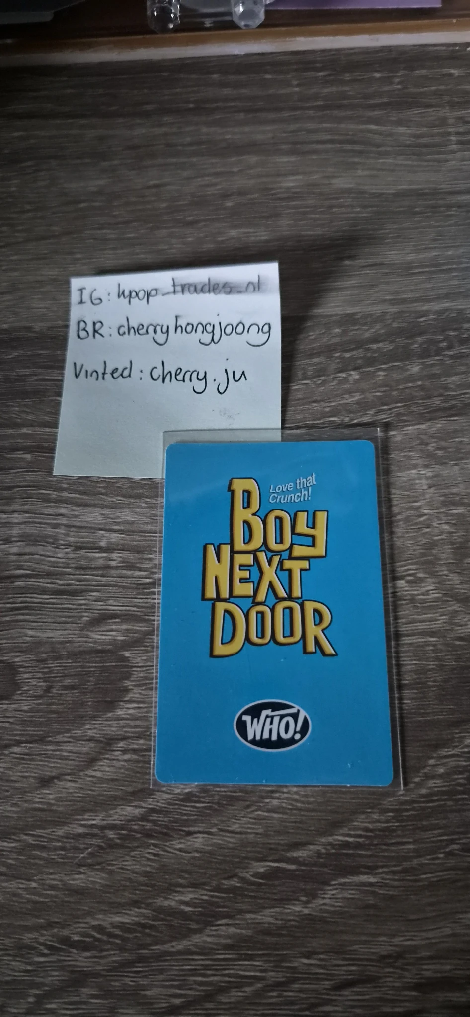 BOYNEXTDOOR Riwoo BOYNEXTDOOR - Riwoo - WHO! Album listing photo 2