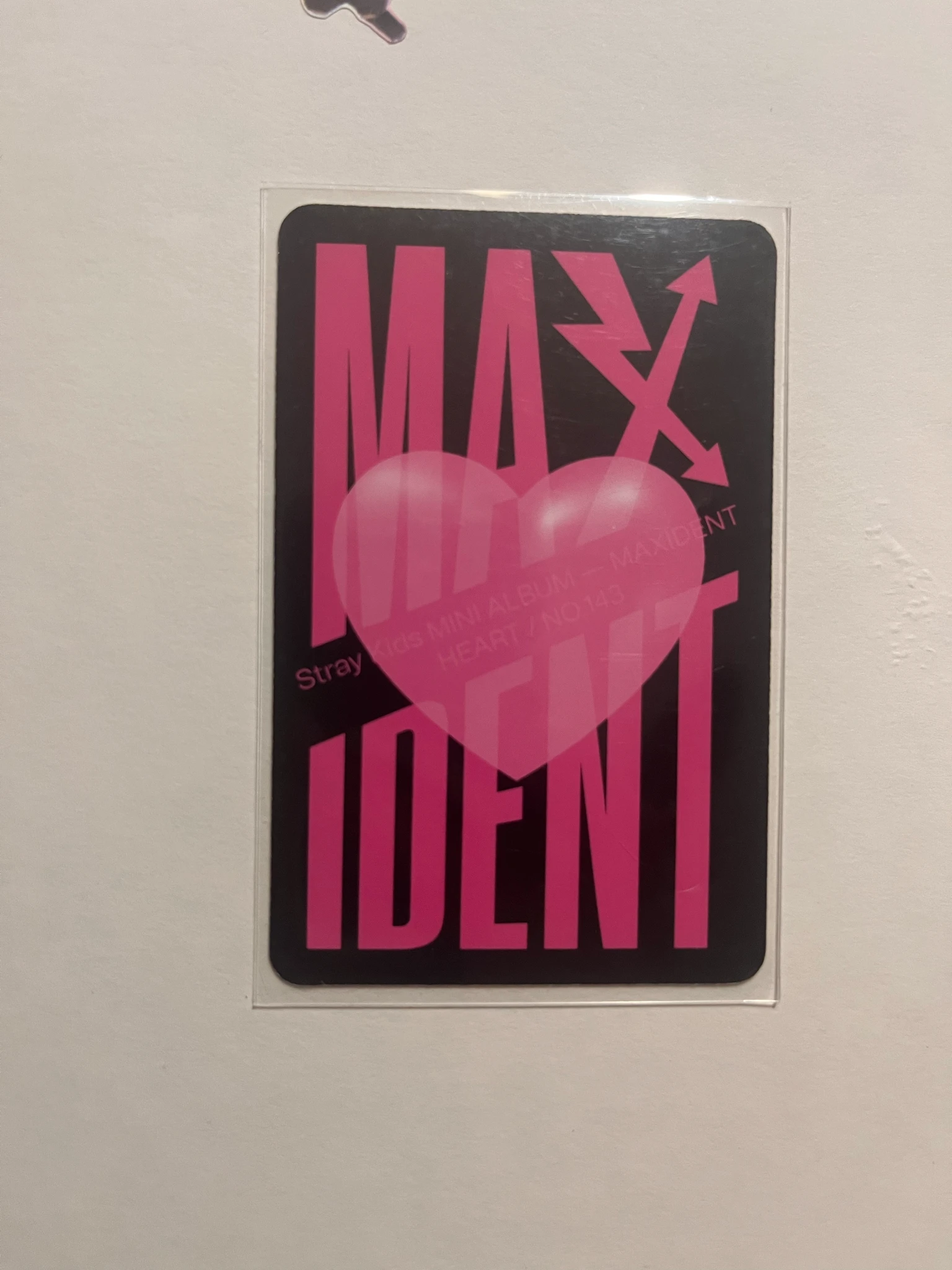 Stray Kids Hyunjin Stray Kids - Hyunjin - Maxident Album album photocard heart version listing photo 2