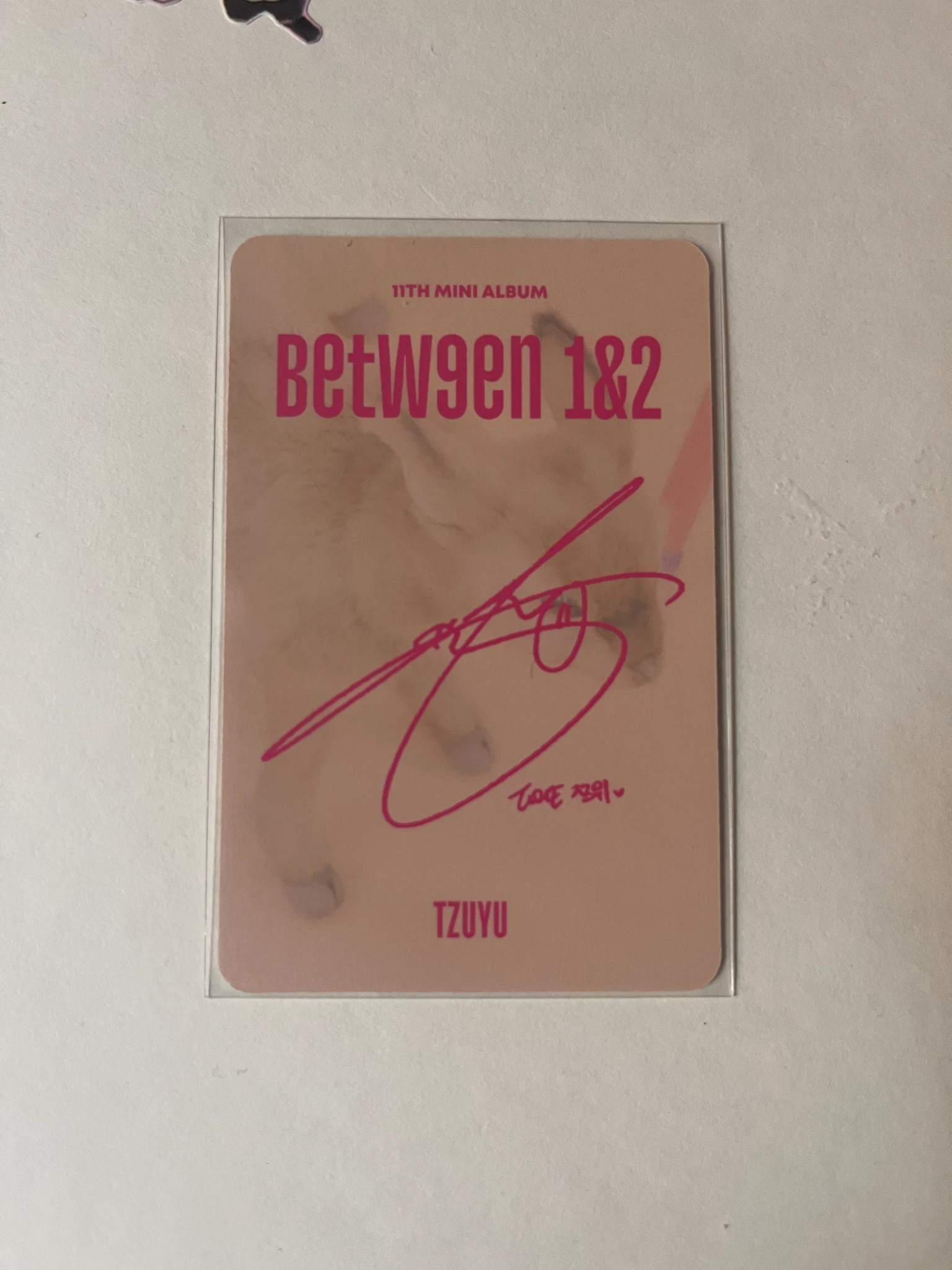 TWICE Tzuyu TWICE-Tzuyu-Album-BETWEEN 1&2 listing photo 2