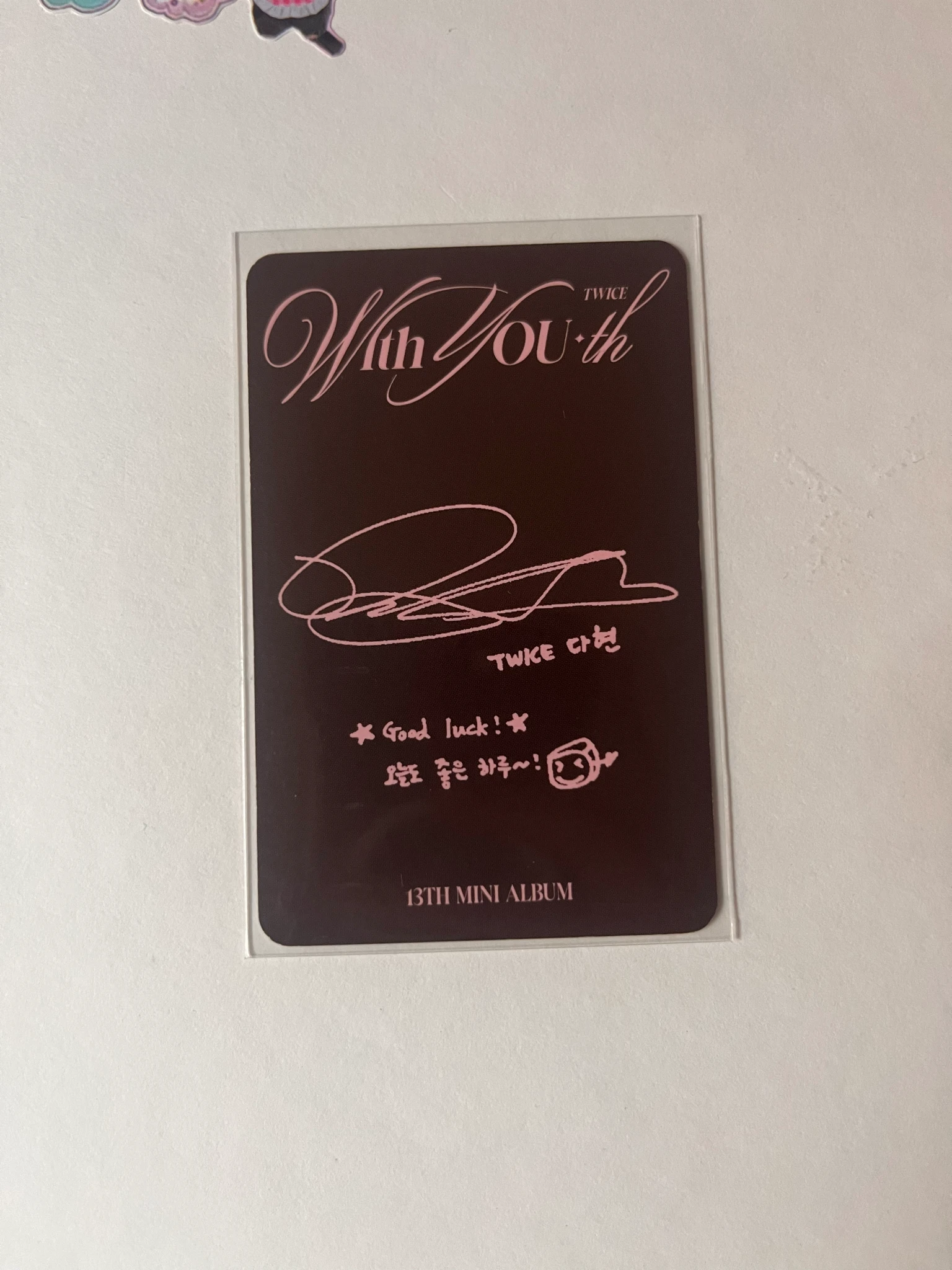 TWICE Dahyun TWICE-Dahyun-Album-with you-th listing photo 2