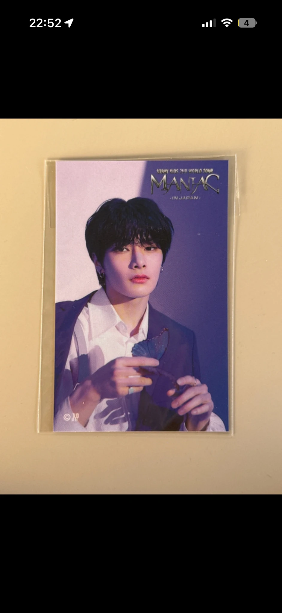 Stray Kids I.N Stray Kids - I.N - Maniac World Tour Event japan jpfc (japan fanclub) sticker lottery sticker card supplemental listing photo 2