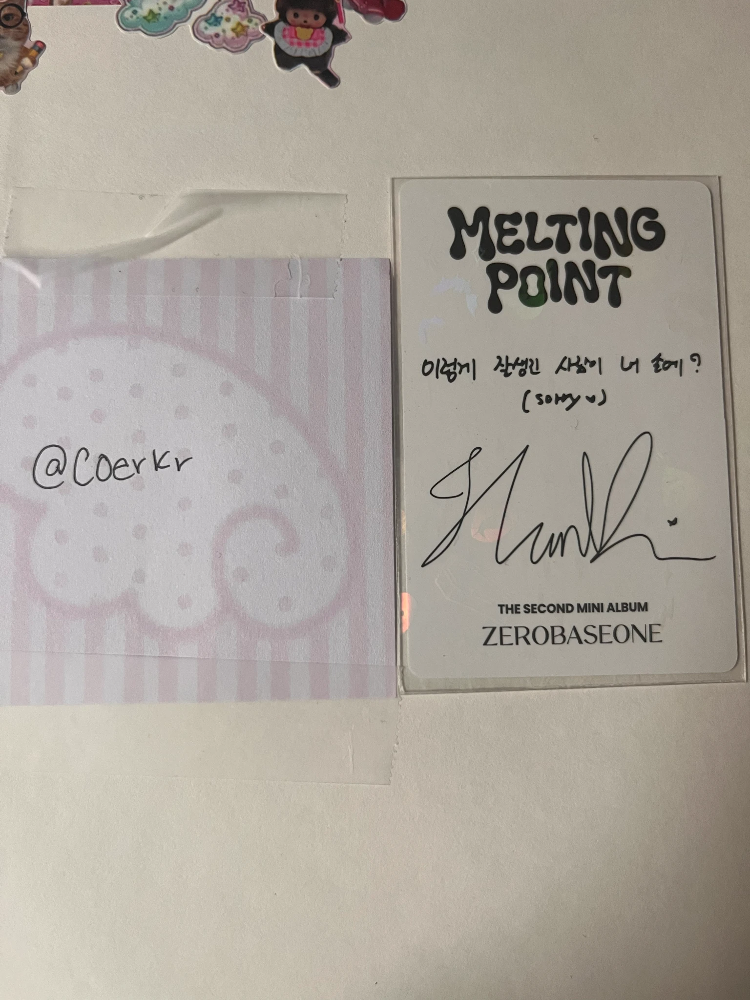ZEROBASEONE Hanbin ZEROBASEONE - Hanbin - Melting Point Album loyalty listing photo 2