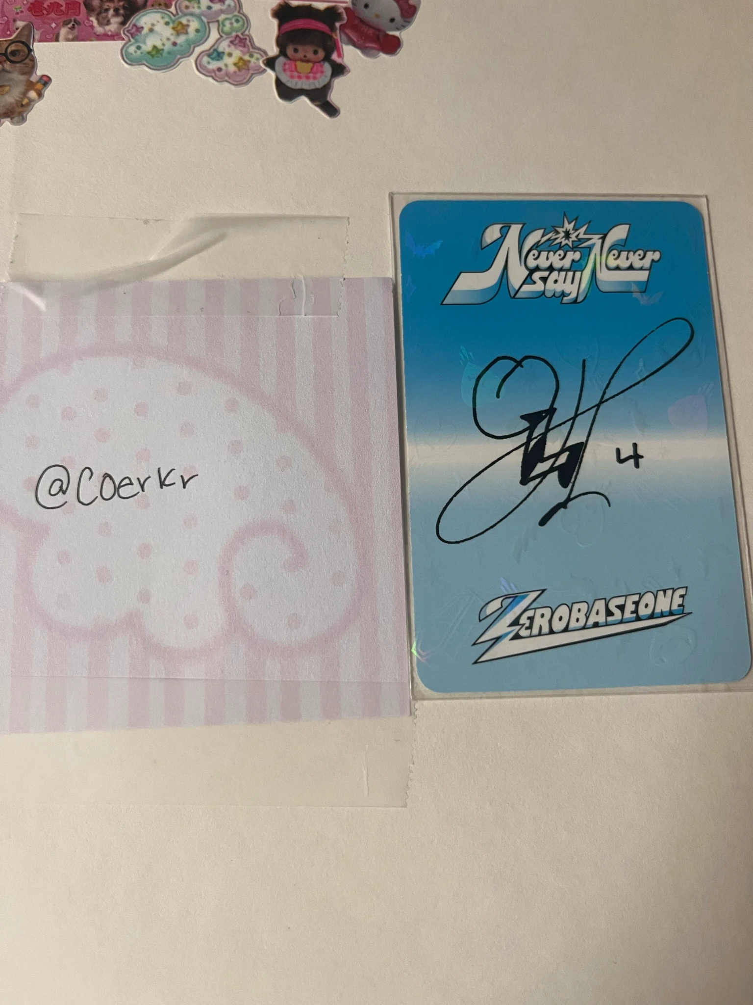 ZEROBASEONE Yujin ZEROBASEONE - Yujin - NEVER SAY NEVER Album listing photo 2