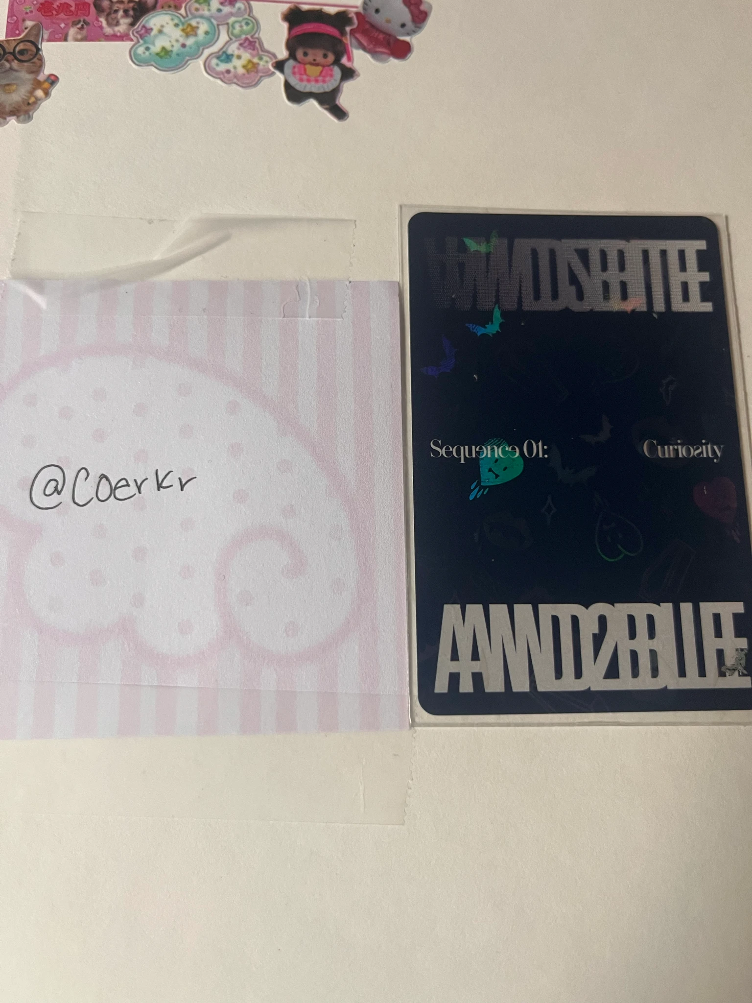 AND2BLE Yujin AND2BLE - Yujin - Sequence 01: Curiosity Album album photocard poca album listing photo 2