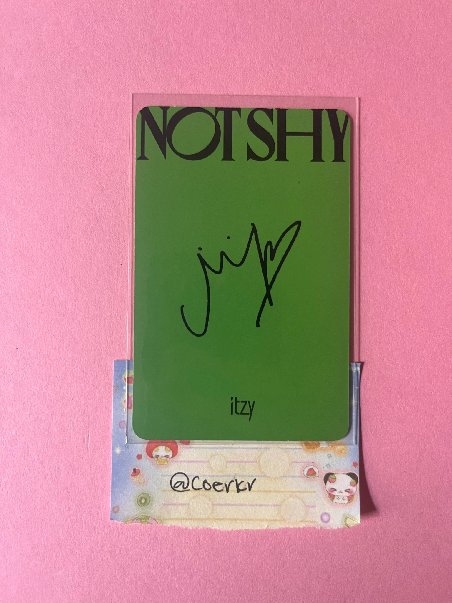 ITZY Chaeryeong ITZY - Chaeryeong - NOT SHY Album album photocard listing photo 2