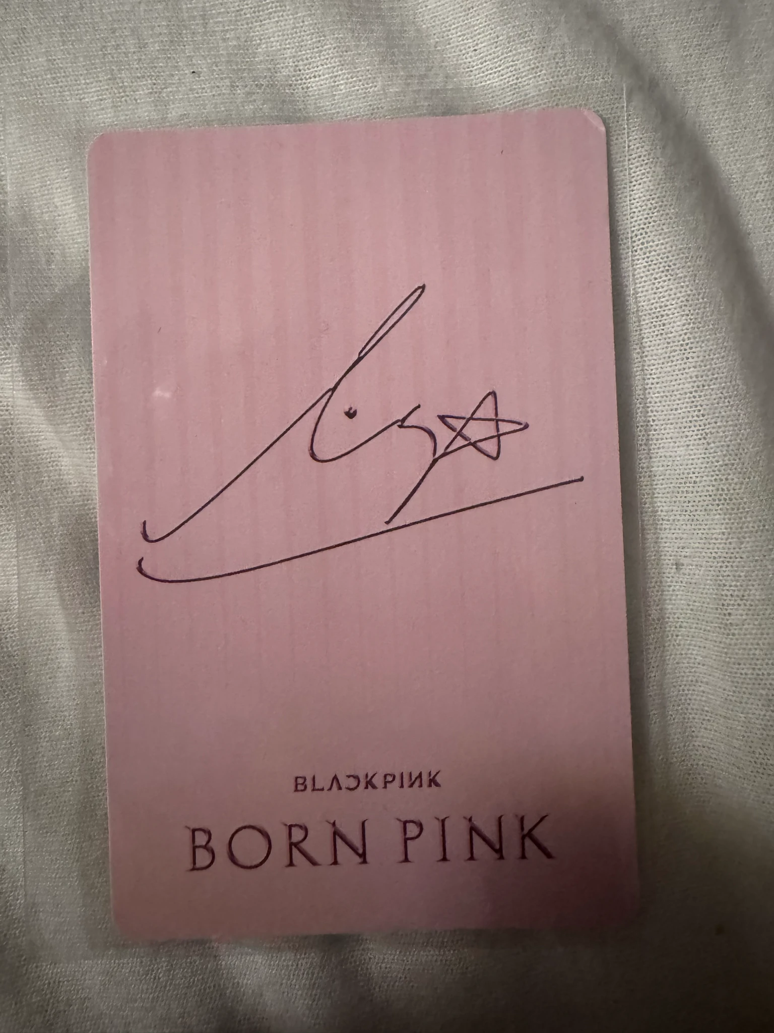BLACKPINK Lisa BLACKPINK - Lisa - BORN PINK Album vinyl photocard listing photo 2