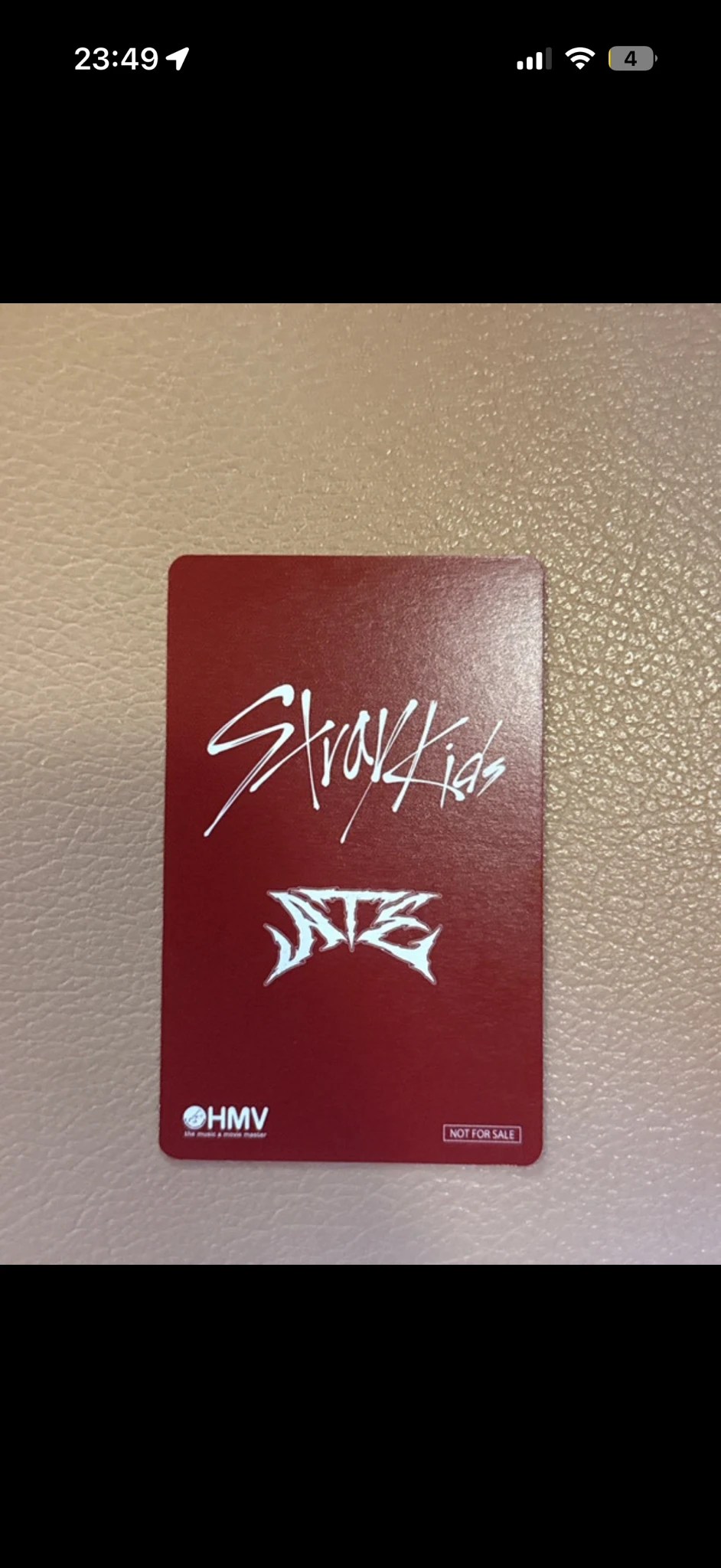 Stray Kids Changbin Stray Kids - Changbin - ATE Album pre-order benefit (pob) hmv listing photo 2