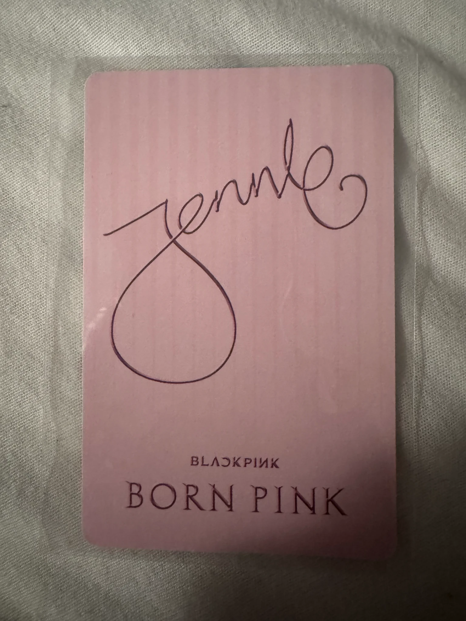 BLACKPINK Jennie BLACKPINK - Jennie - BORN PINK Album vinyl photocard listing photo 2