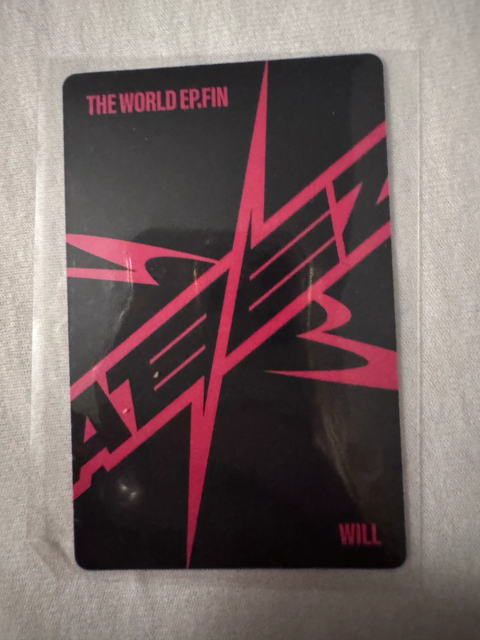 ATEEZ Yeosang ATEEZ - Yeosang - THE WORLD EP.FIN : WILL Album version 1 album photocard diary version listing photo 2