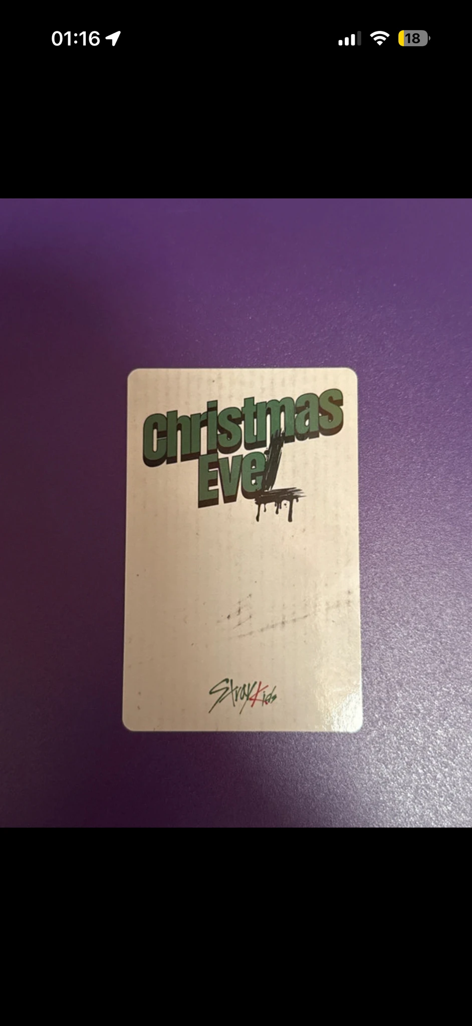 Stray Kids Felix Stray Kids - Felix - Christmas EveL Album pre-order benefit listing photo 2