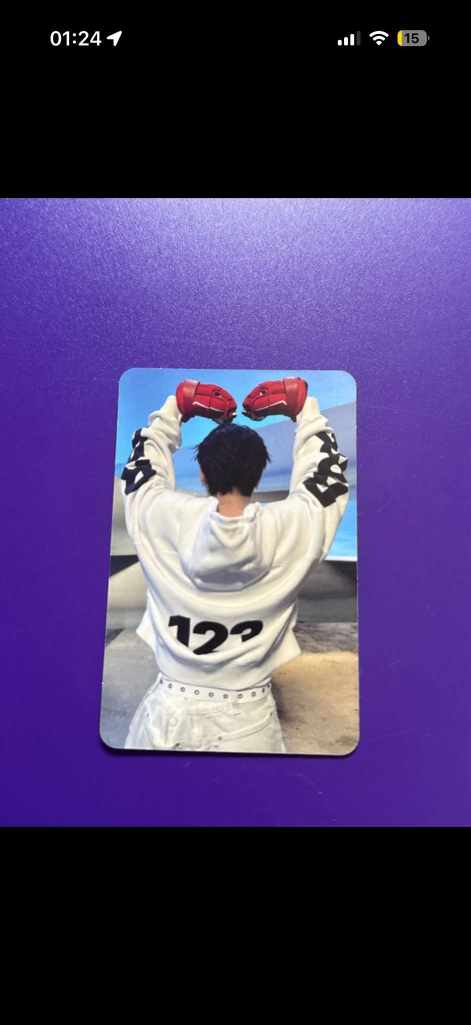 Stray Kids Changbin Stray Kids - Changbin - KARMA Album album photocard Hooray Version double-sided front side listing photo 2