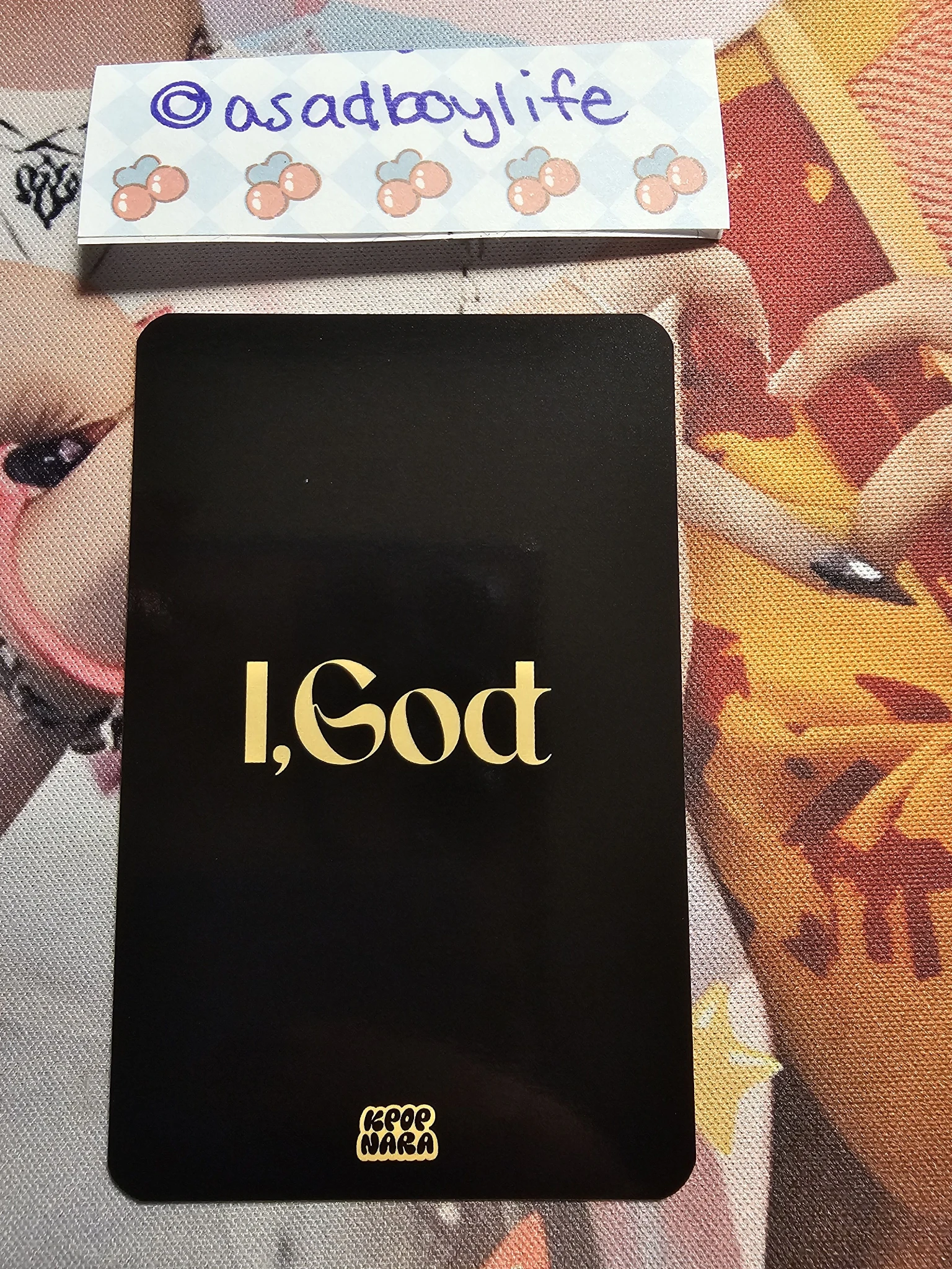 XLOV Hyun XLOV - Hyun - I, God Album kpop nara lucky draw (LD) selfie listing photo 2