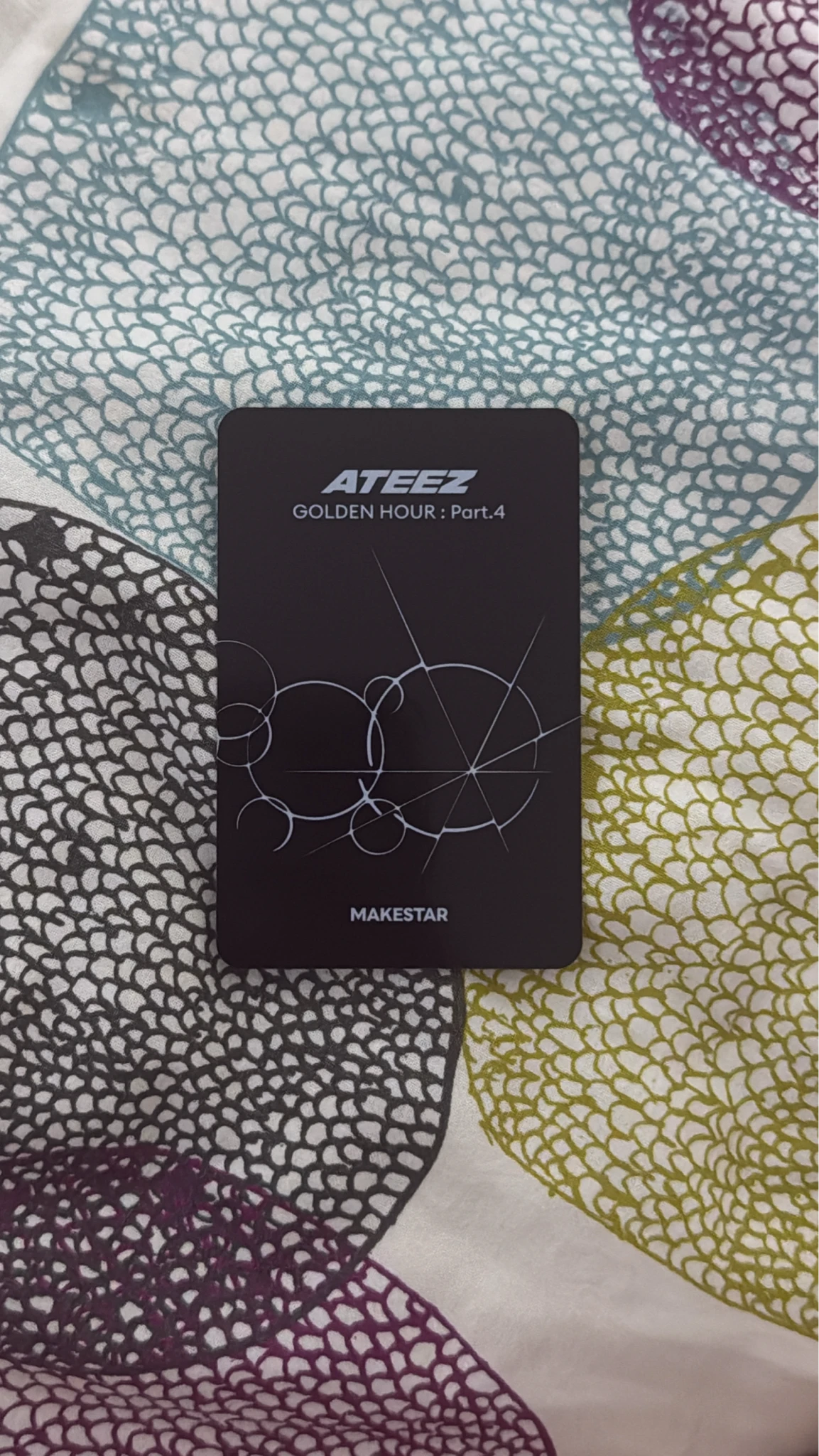 ATEEZ Seonghwa ATEEZ - Seonghwa - Golden Hour : Part.4 Album round 2 makestar fansign listing photo 2