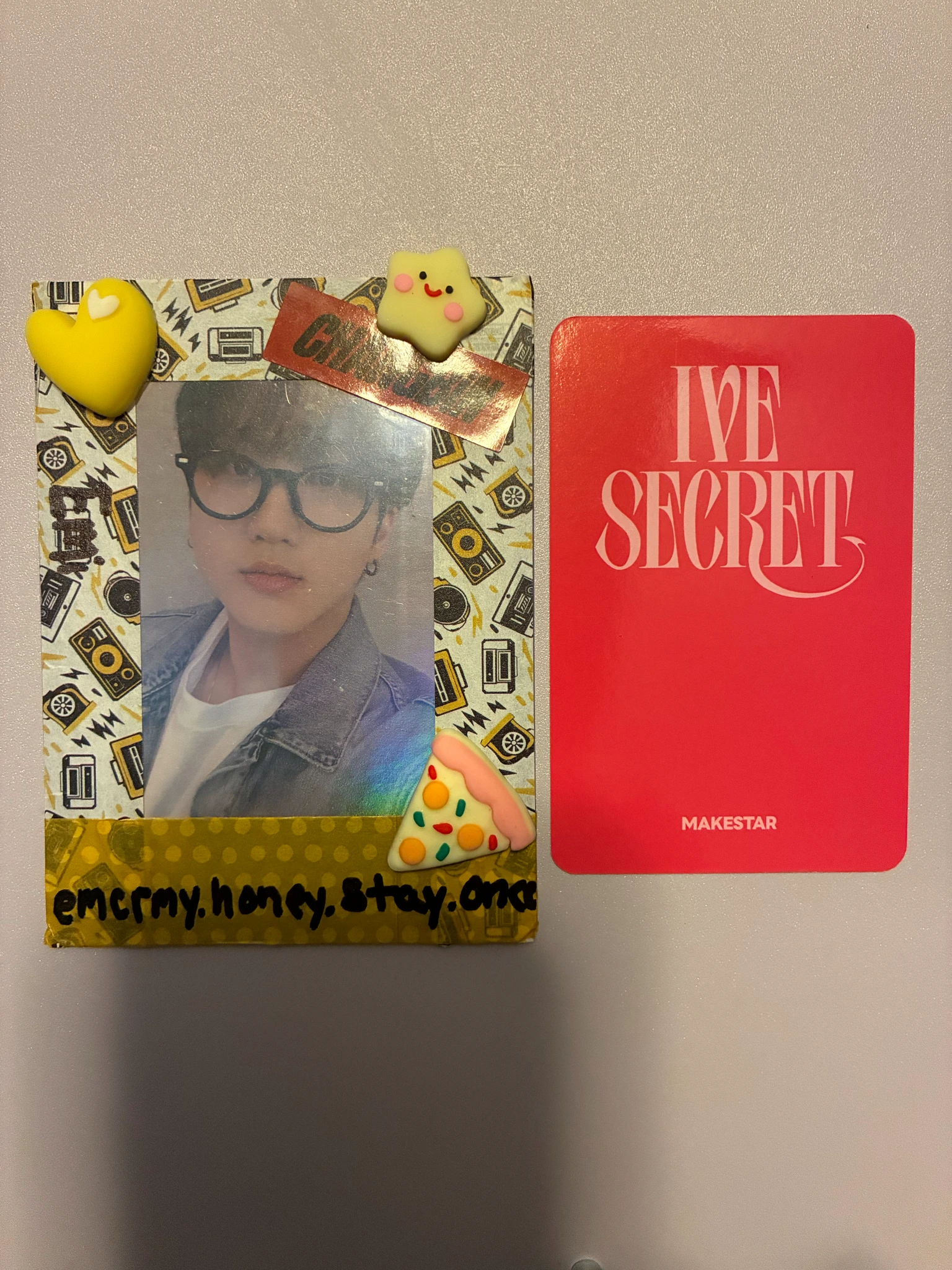 IVE Yujin IVE - Yujin - IVE SECRET Album makestar pre-order benefit (pob) listing photo 2
