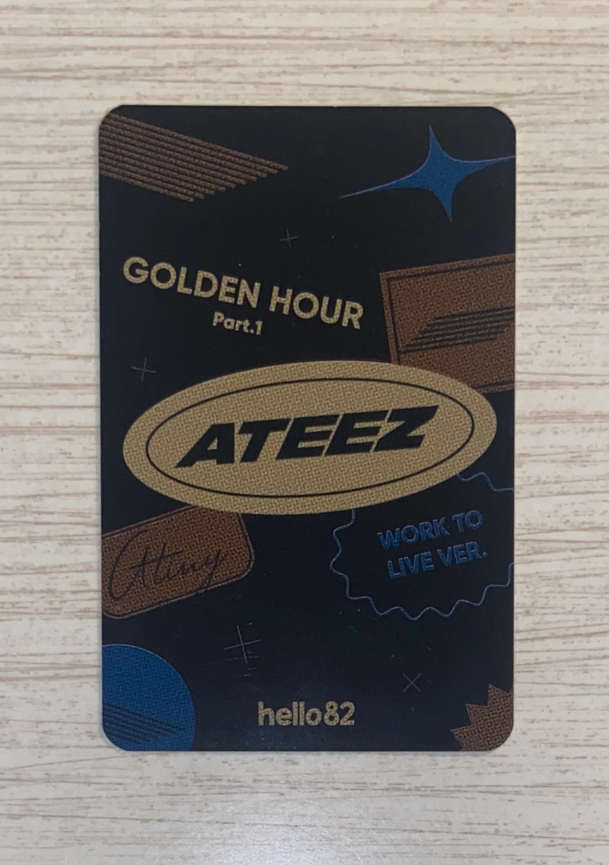 ATEEZ Jongho ATEEZ - Jongho - Golden Hour : Part.1 Album work to live version hello82 pob (pre-order benefit) listing photo 2