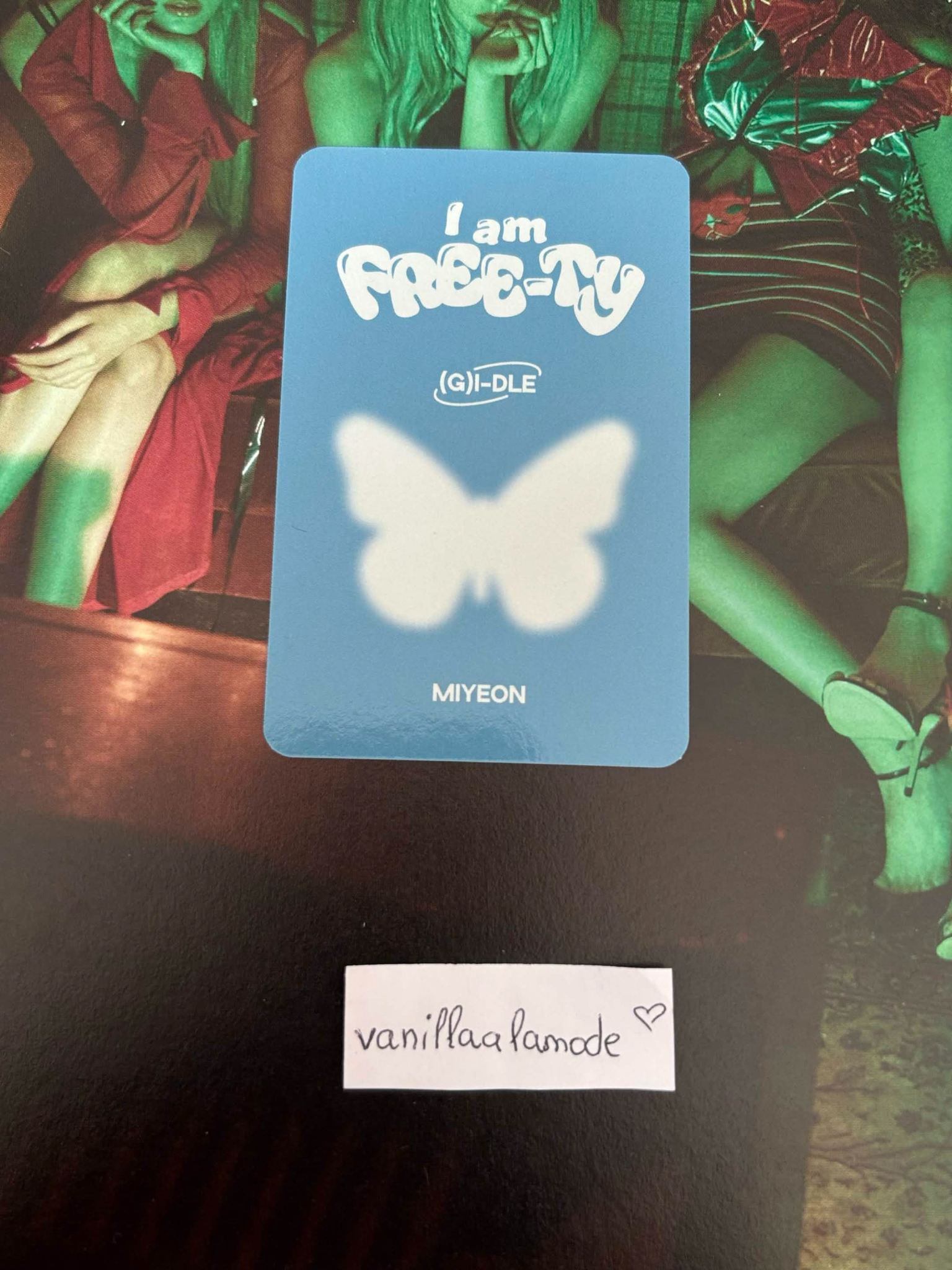 i-dle Miyeon i-dle - Miyeon - I am Free-TY – World Tour Event merch photocard photocard set tour merch listing photo 2
