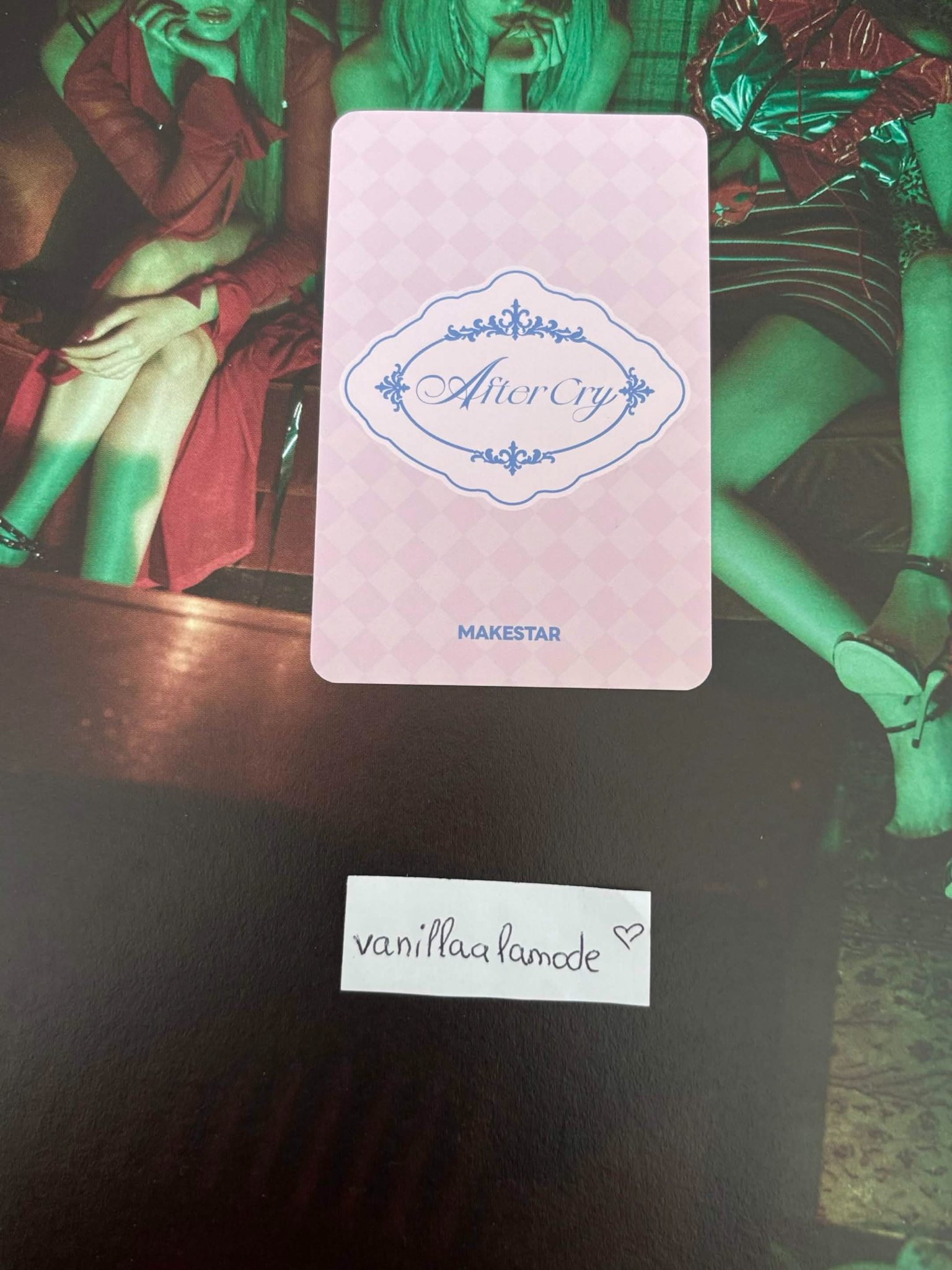 Baby DONT Cry Mia Baby DONT Cry - Mia - After Cry Album makestar pob (pre-order benefit) listing photo 2