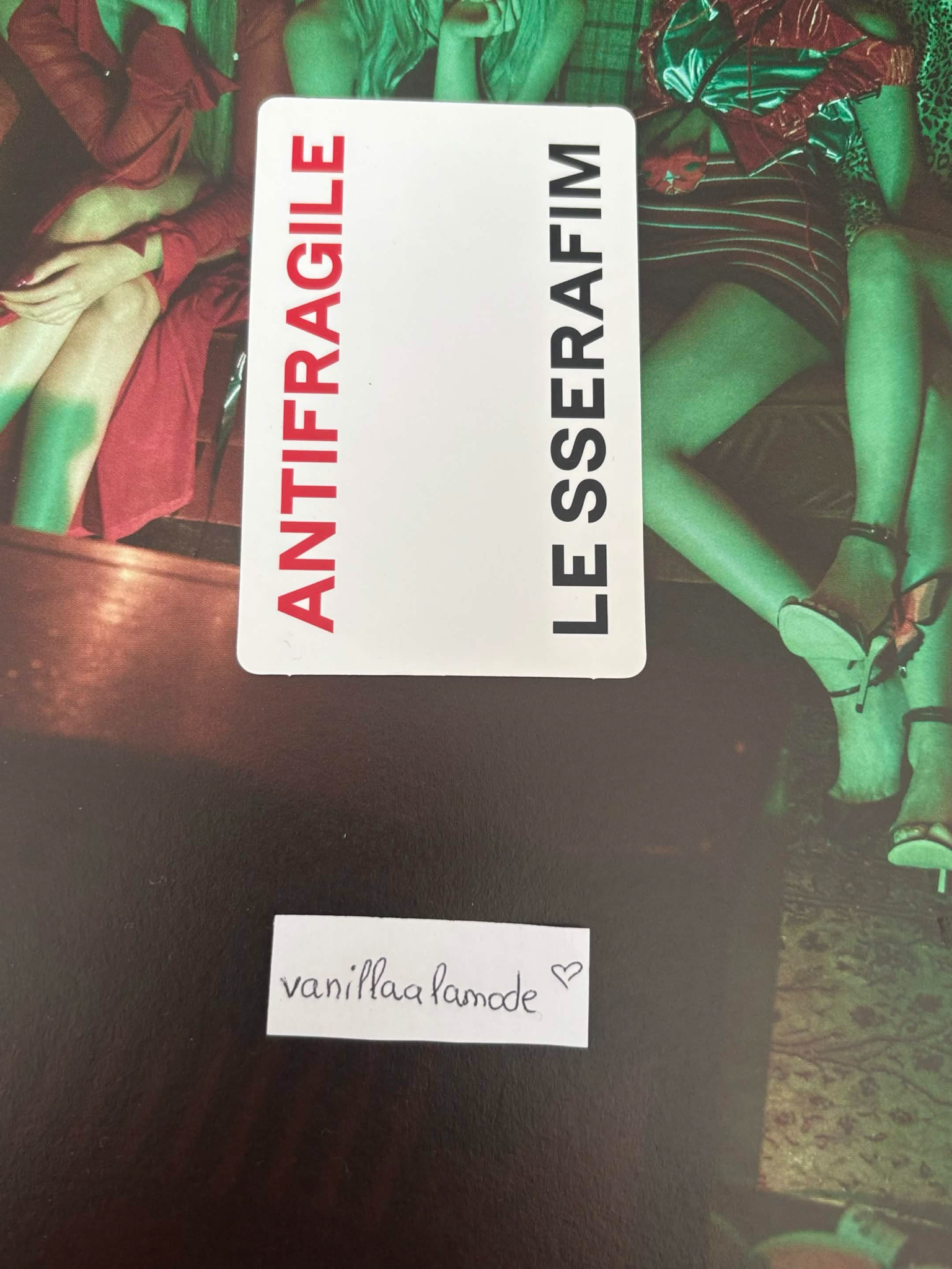 LE SSERAFIM LE SSERAFIM - Kazuha & Kim Chaewon - ANTIFRAGILE Album compact ver. listing photo 2