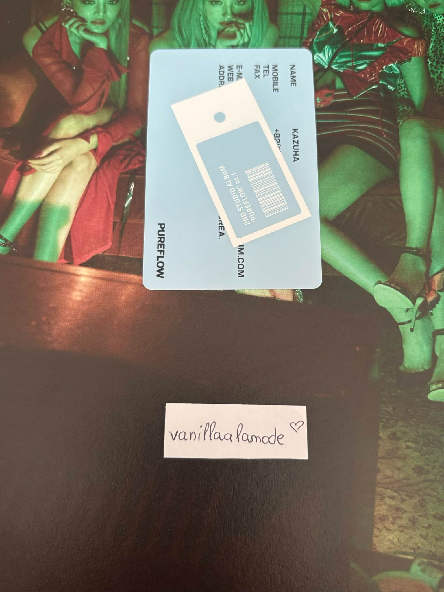 LE SSERAFIM Kazuha LE SSERAFIM - Kazuha - PUREFLOW pt.1 Album album photocard weverse album version B version listing photo 2