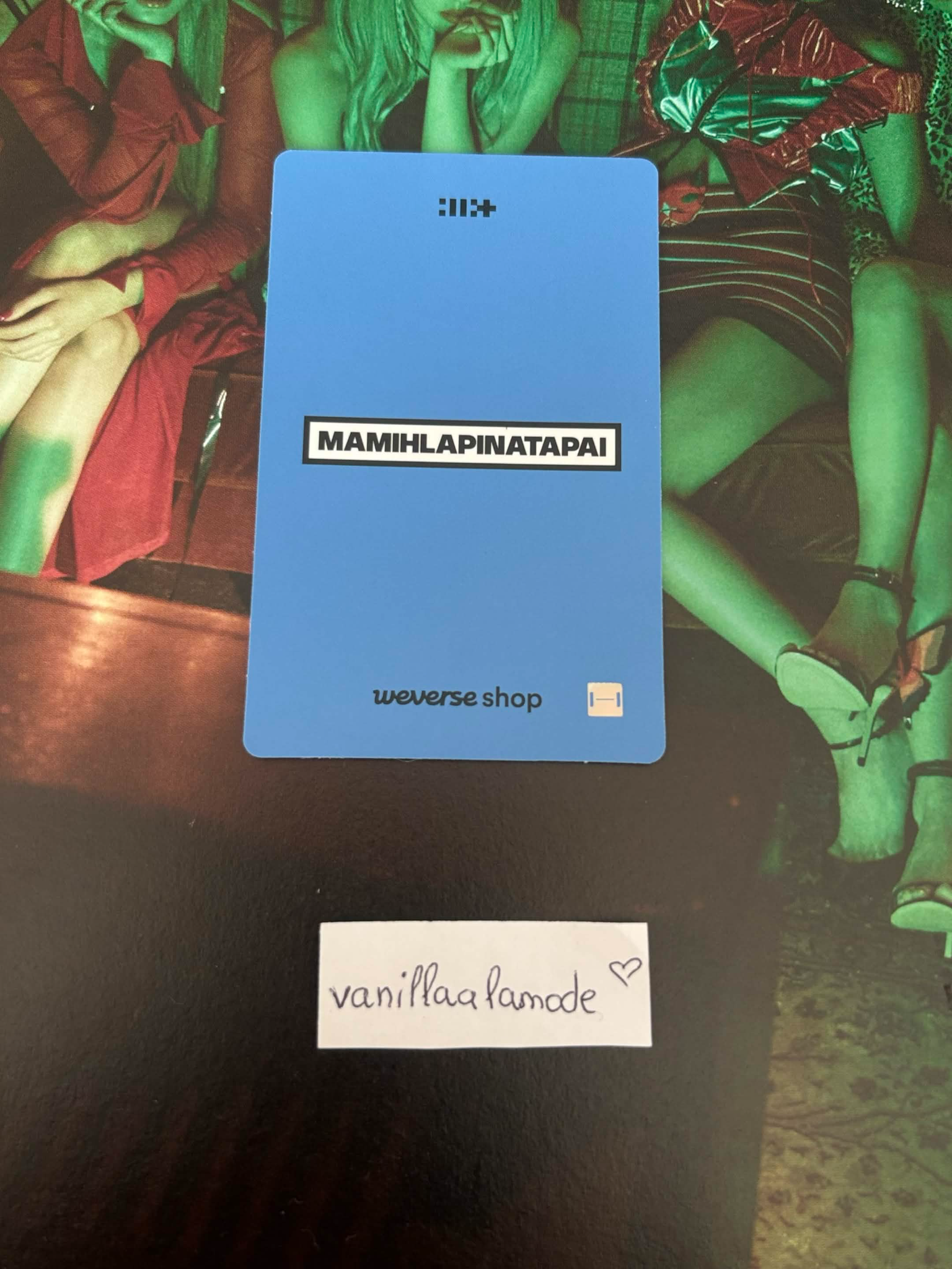 ILLIT Yunah ILLIT - Yunah - MAMIHLAPINATAPAI Album lucky draw weverse event photocard set listing photo 2