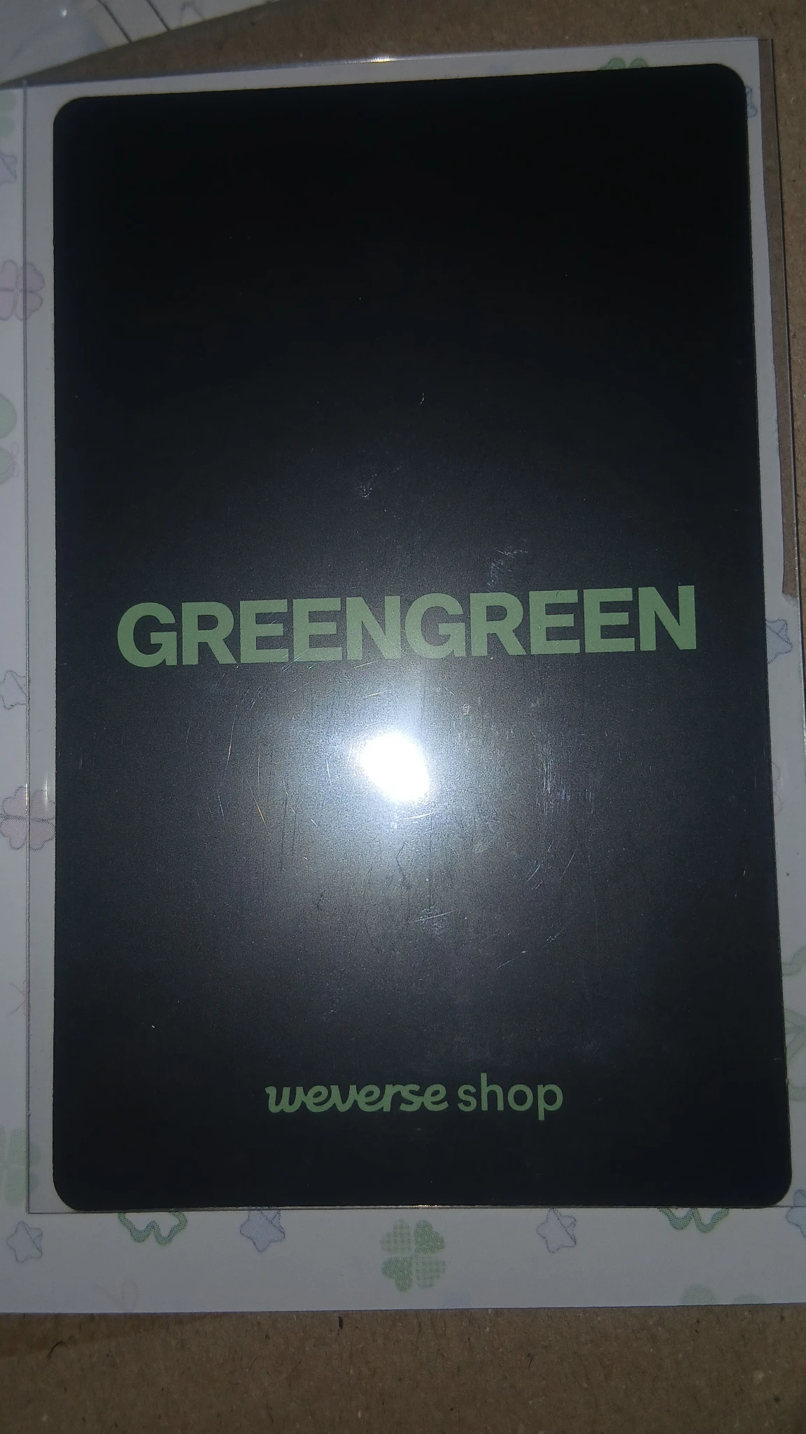 CORTIS Seonghyeon CORTIS - Seonghyeon - GREENGREEN Album weverse global shop (wvg) pob (pre-order benefit) listing photo 2