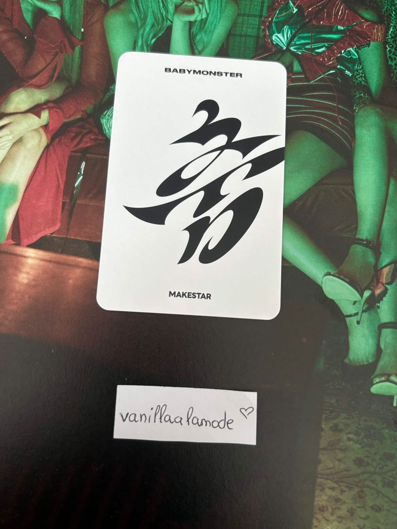BABYMONSTER Rora BABYMONSTER - Rora - CHOOM Album album photocard pob (pre-order benefit) makestar listing photo 2