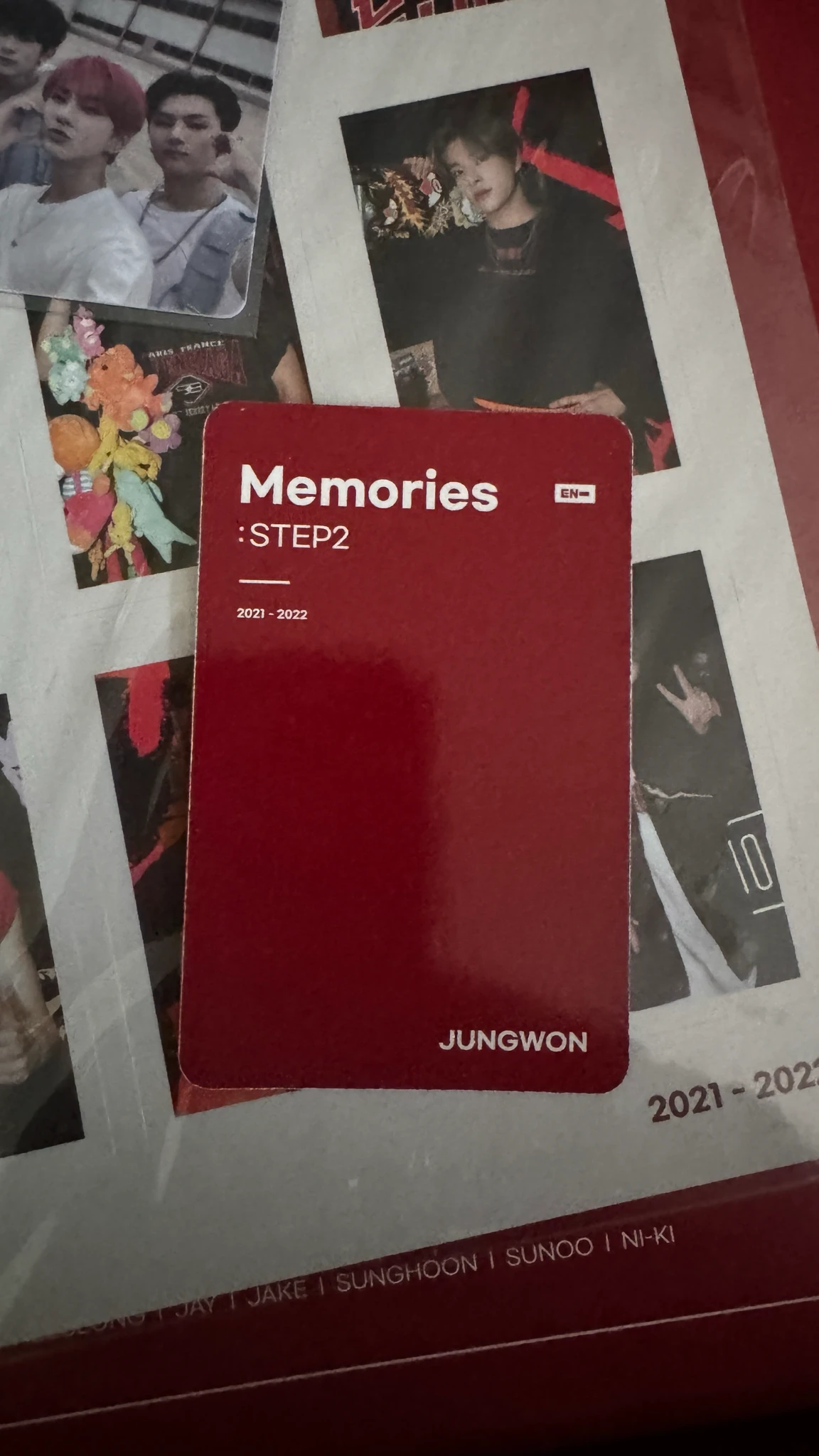 ENHYPEN Jungwon ENHYPEN - Jungwon - PIECES OF MEMORIES & Memories : STEP 2 Other digicode version listing photo 2
