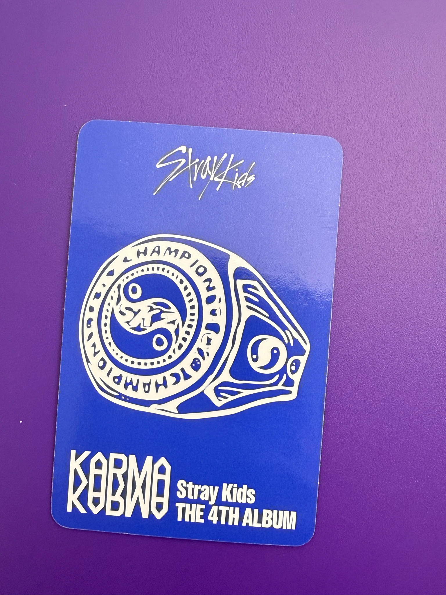 Stray Kids I.N Stray Kids - I.N - KARMA Album album photocard accordion version first press only listing photo 2