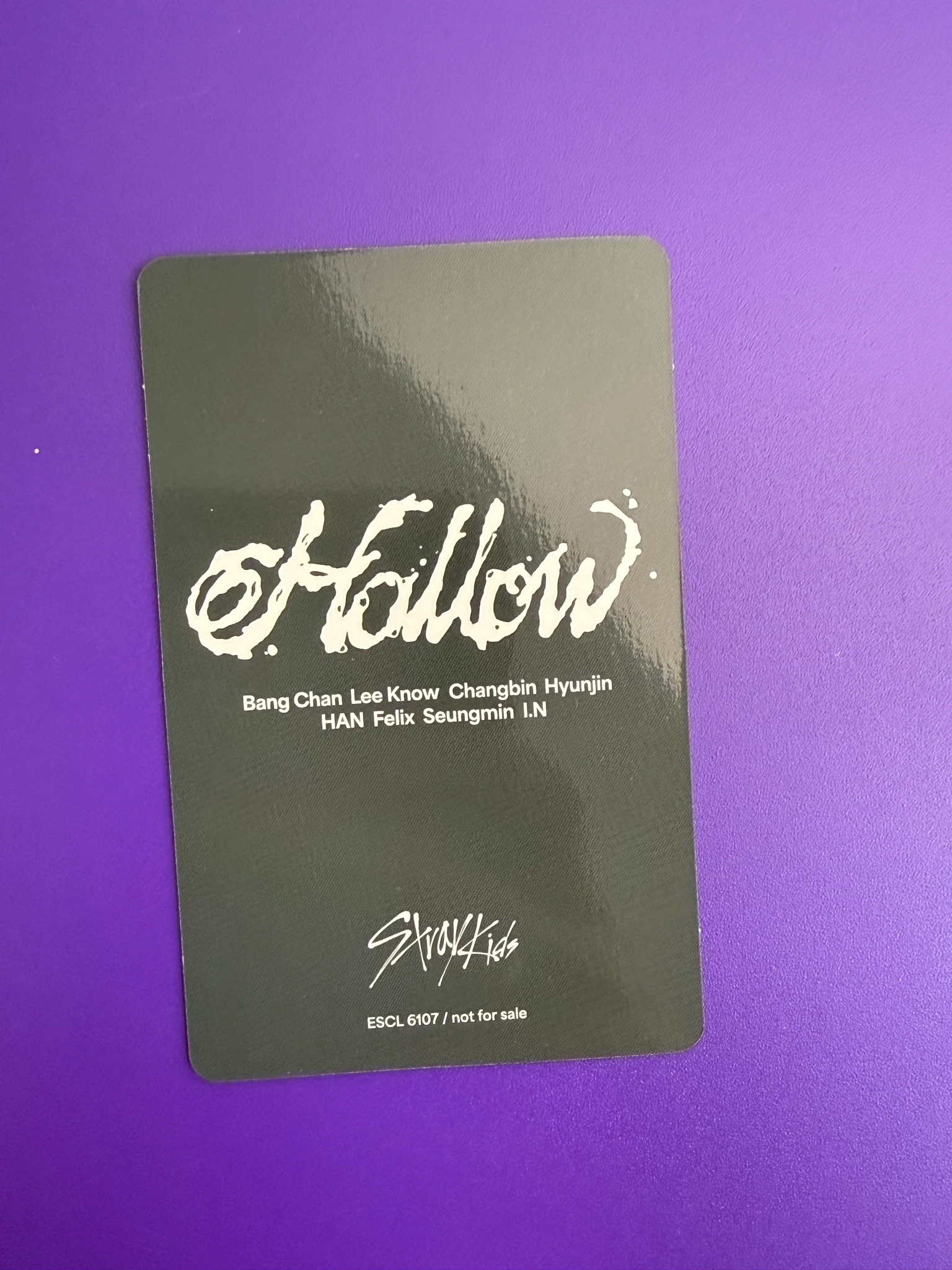 Stray Kids I.N Stray Kids - I.N - Hollow Album album photocard standard version listing photo 2