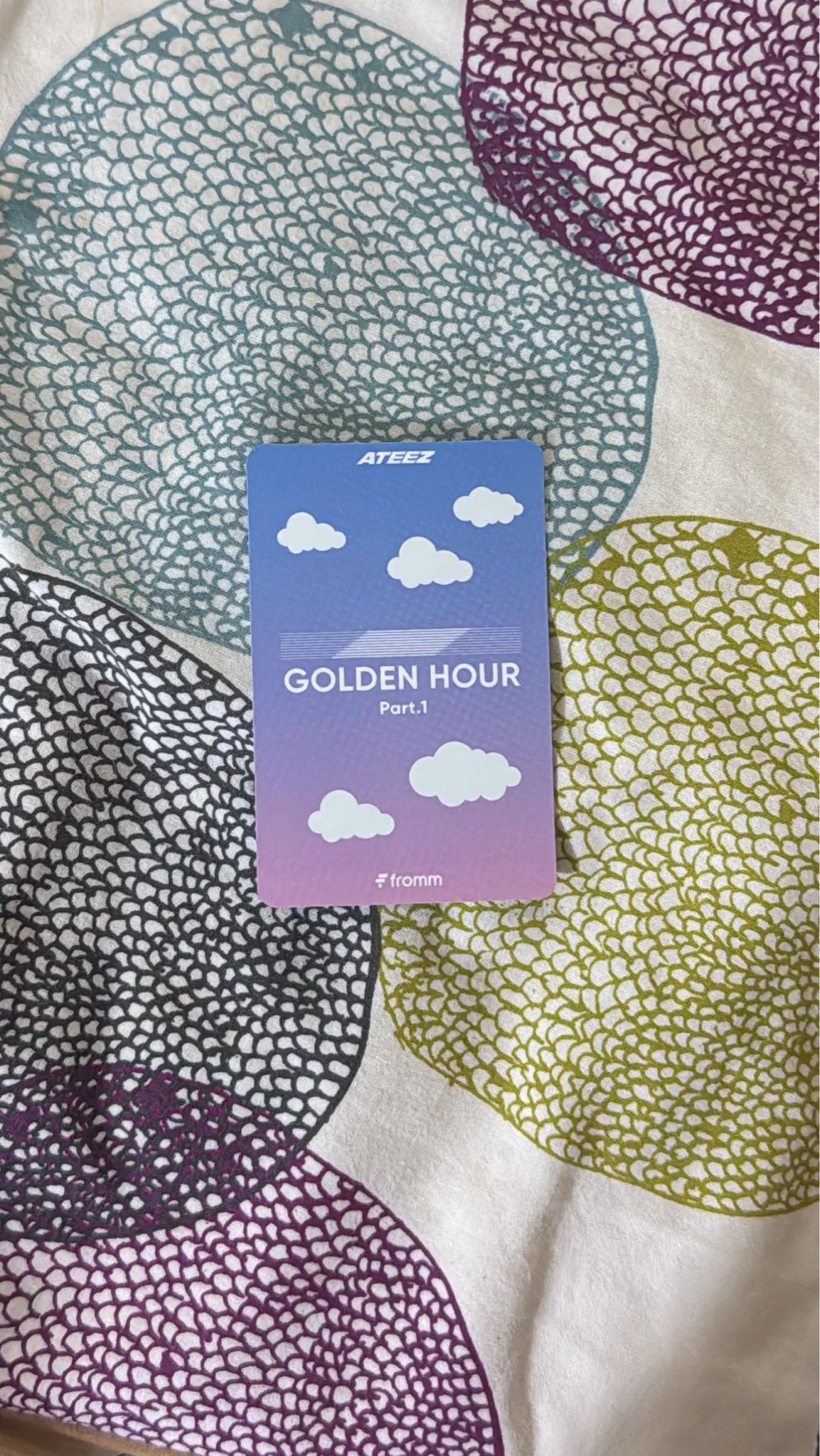 ATEEZ Yeosang ATEEZ - Yeosang - Golden Hour : Part.1 Album digipack version pre-order benefit (pob) fromm store listing photo 2