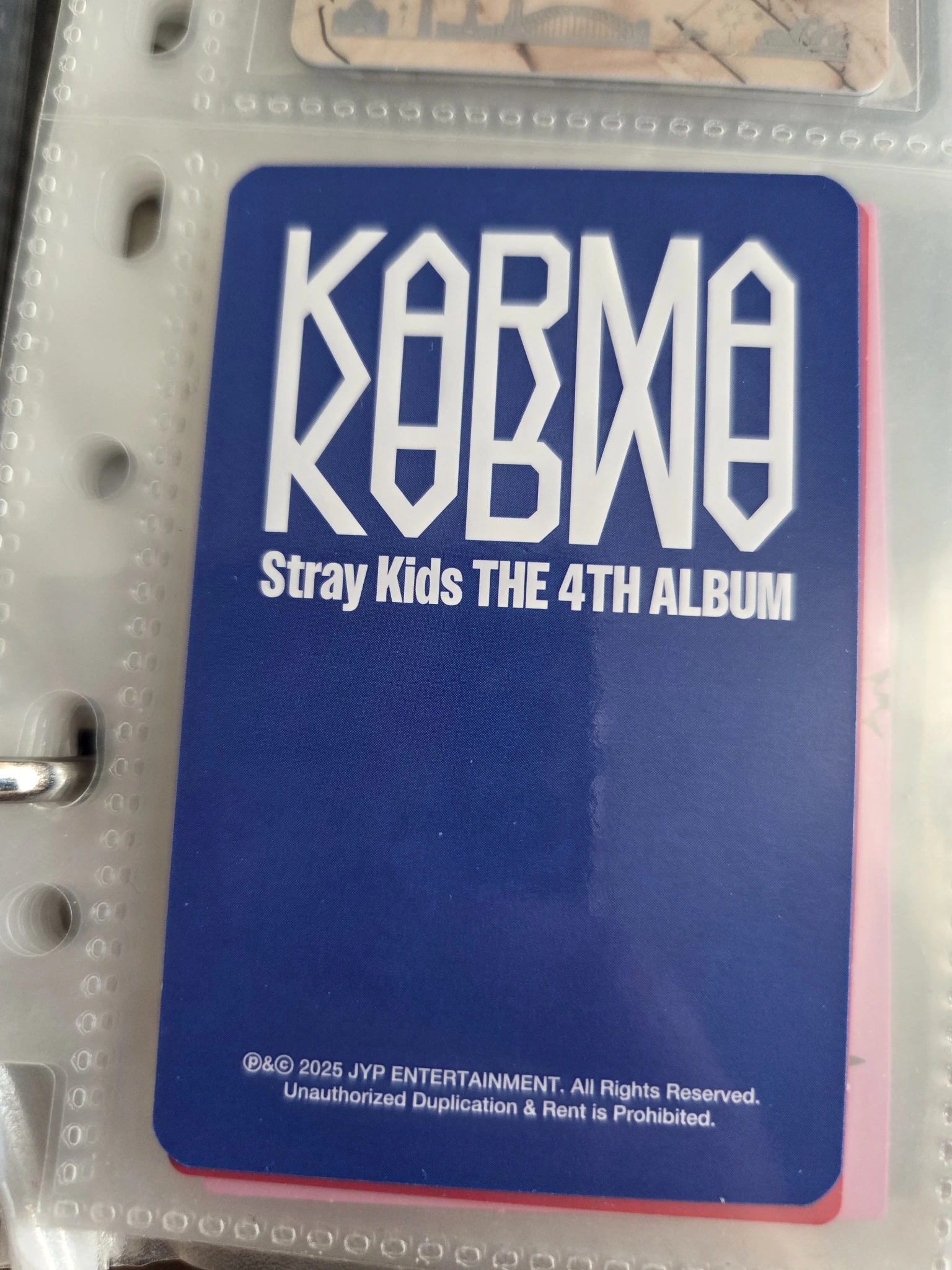 Stray Kids Seungmin Stray Kids - Seungmin - KARMA Album pre-order benefit soundwave listing photo 2