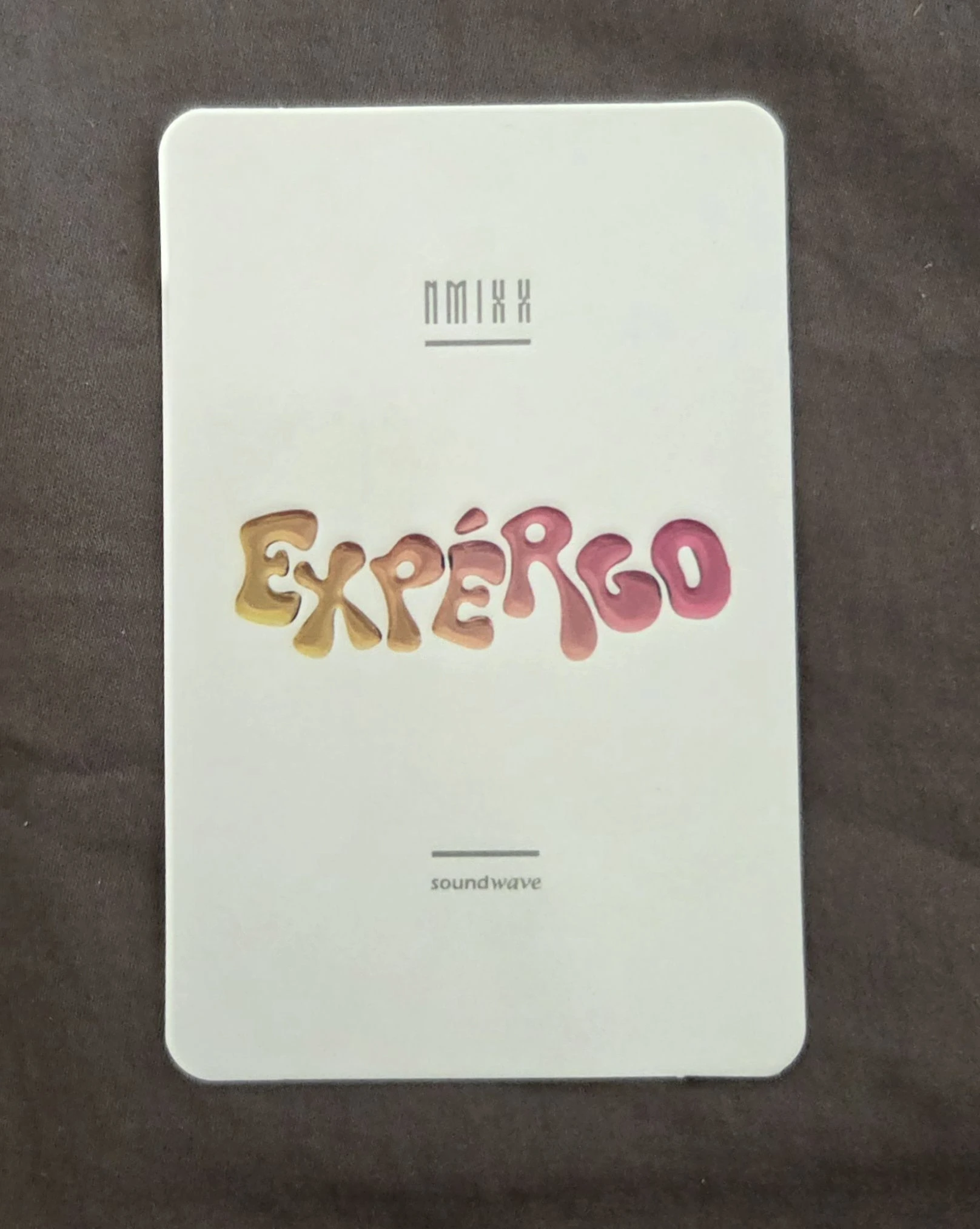 NMIXX Jiwoo NMIXX - Jiwoo - Expérgo Album fansign soundwave round 6 listing photo 2
