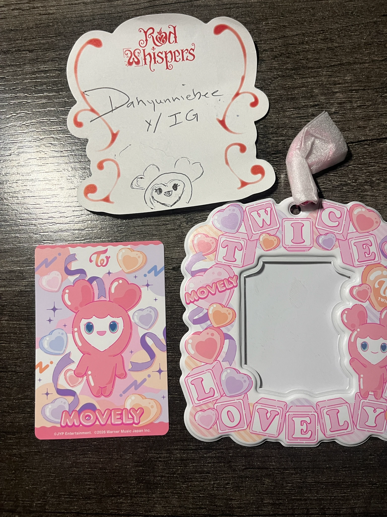 TWICE Momo TWICE - Momo - TWICE Lovelys x BANDAI Card Holder Other japan brand collaboration merch photocard photocard holder listing photo 2