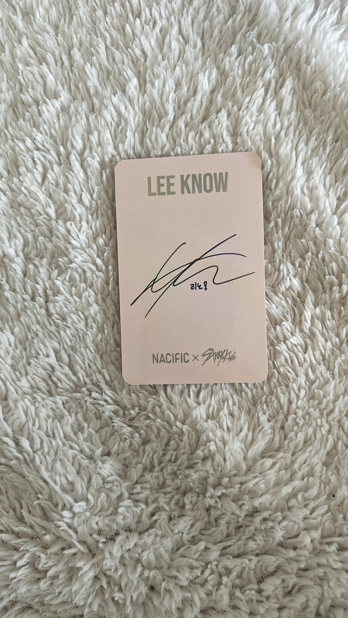 Stray Kids Lee Know Stray Kids - Lee Know - NACIFIC  x Stray Kids Other brand collaboration nacific round 3 holographic (hologram) listing photo 2