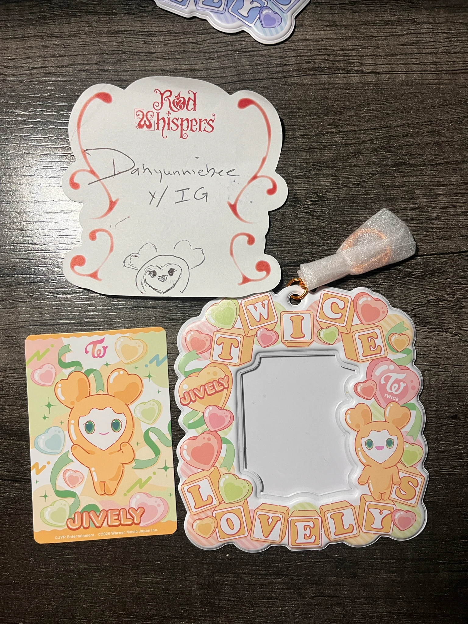 TWICE Jihyo TWICE - Jihyo - TWICE Lovelys x BANDAI Card Holder Other brand collaboration japan merch photocard photocard holder listing photo 2