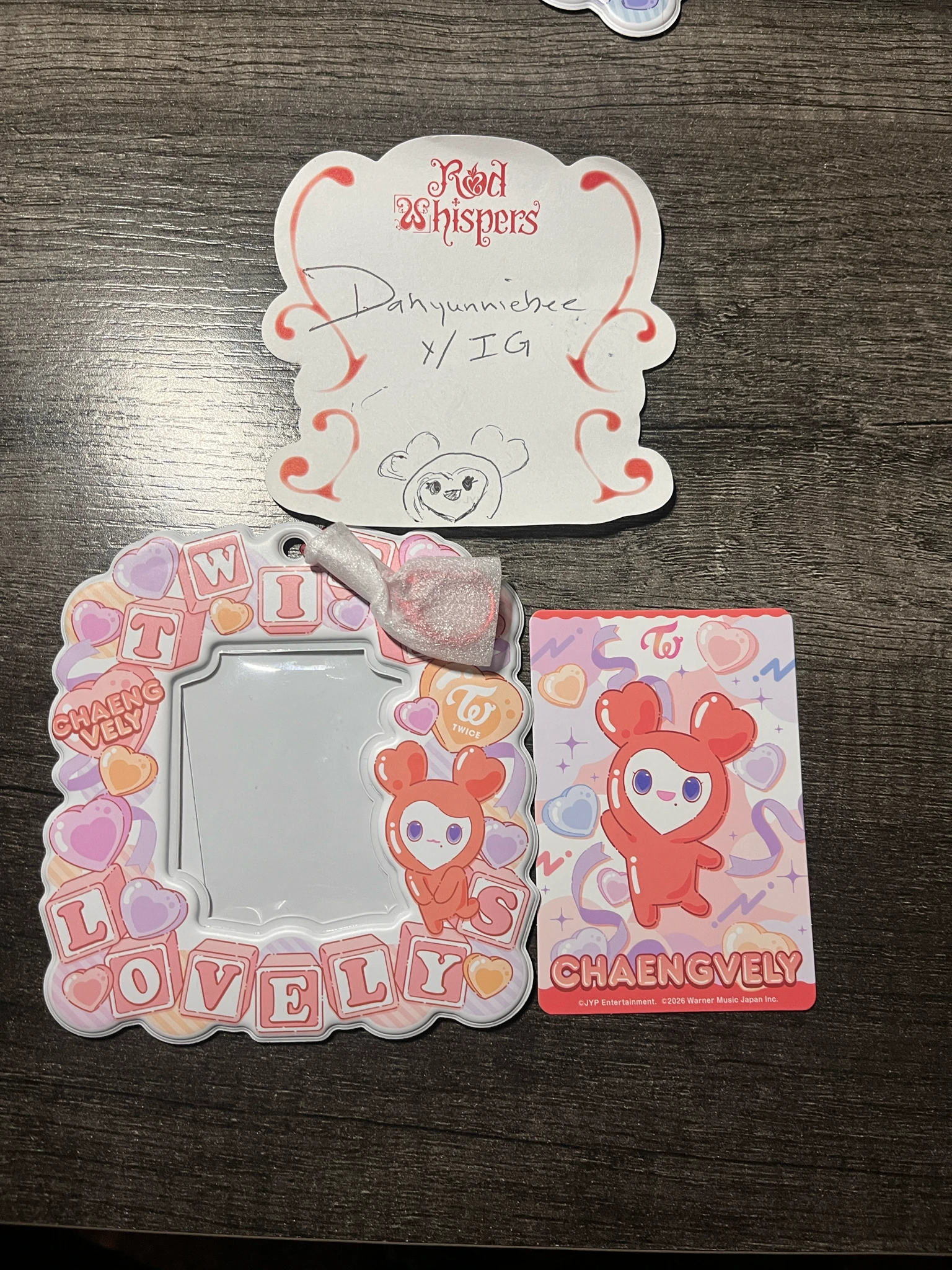 TWICE Chaeyoung TWICE - Chaeyoung - TWICE Lovelys x BANDAI Card Holder Other merch photocard japan photocard holder brand collaboration listing photo 2