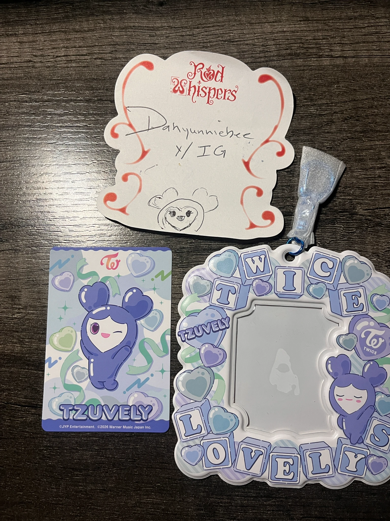 TWICE Tzuyu TWICE - Tzuyu - TWICE Lovelys x BANDAI Card Holder Other japan merch photocard photocard holder brand collaboration listing photo 2