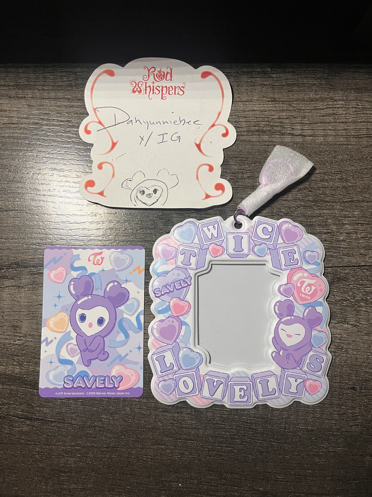 TWICE Sana TWICE - Sana - TWICE Lovelys x BANDAI Card Holder Other merch photocard japan photocard holder listing photo 2