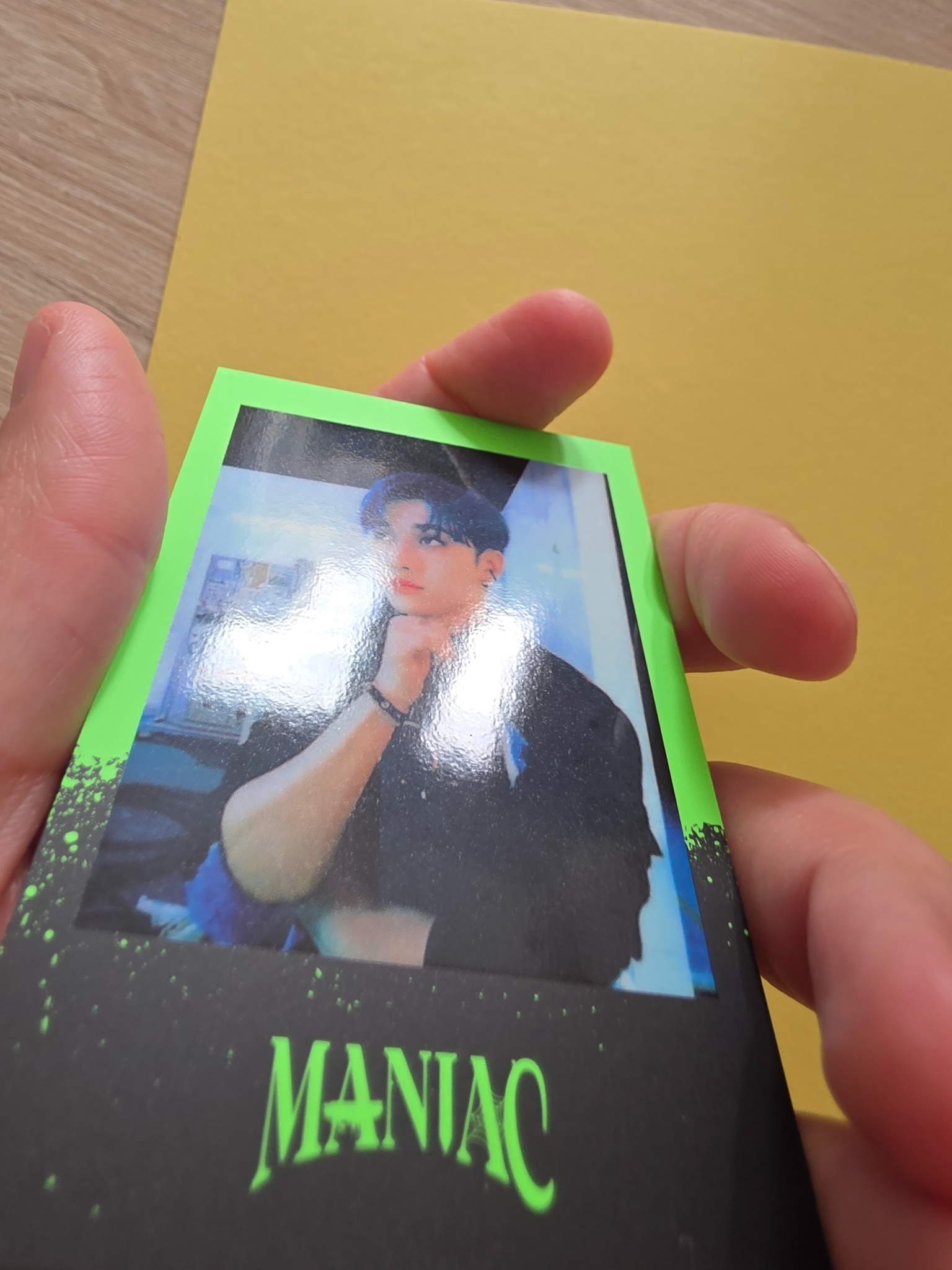 Stray Kids Bang Chan Stray Kids - Bang Chan - Maniac World Tour Event merch photocard purchase benefit polaroid pre-order benefit (pob) listing photo 2