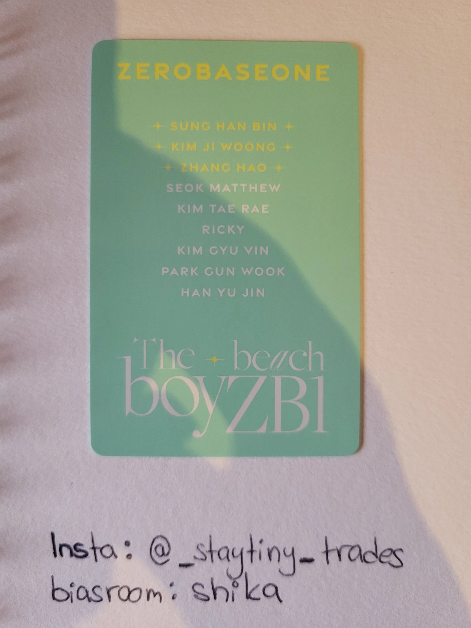 ZEROBASEONE ZEROBASEONE - Hanbin & Hao & Jiwoong - DICON : The Beach Boy ZB1 Other dicon unit listing photo 2