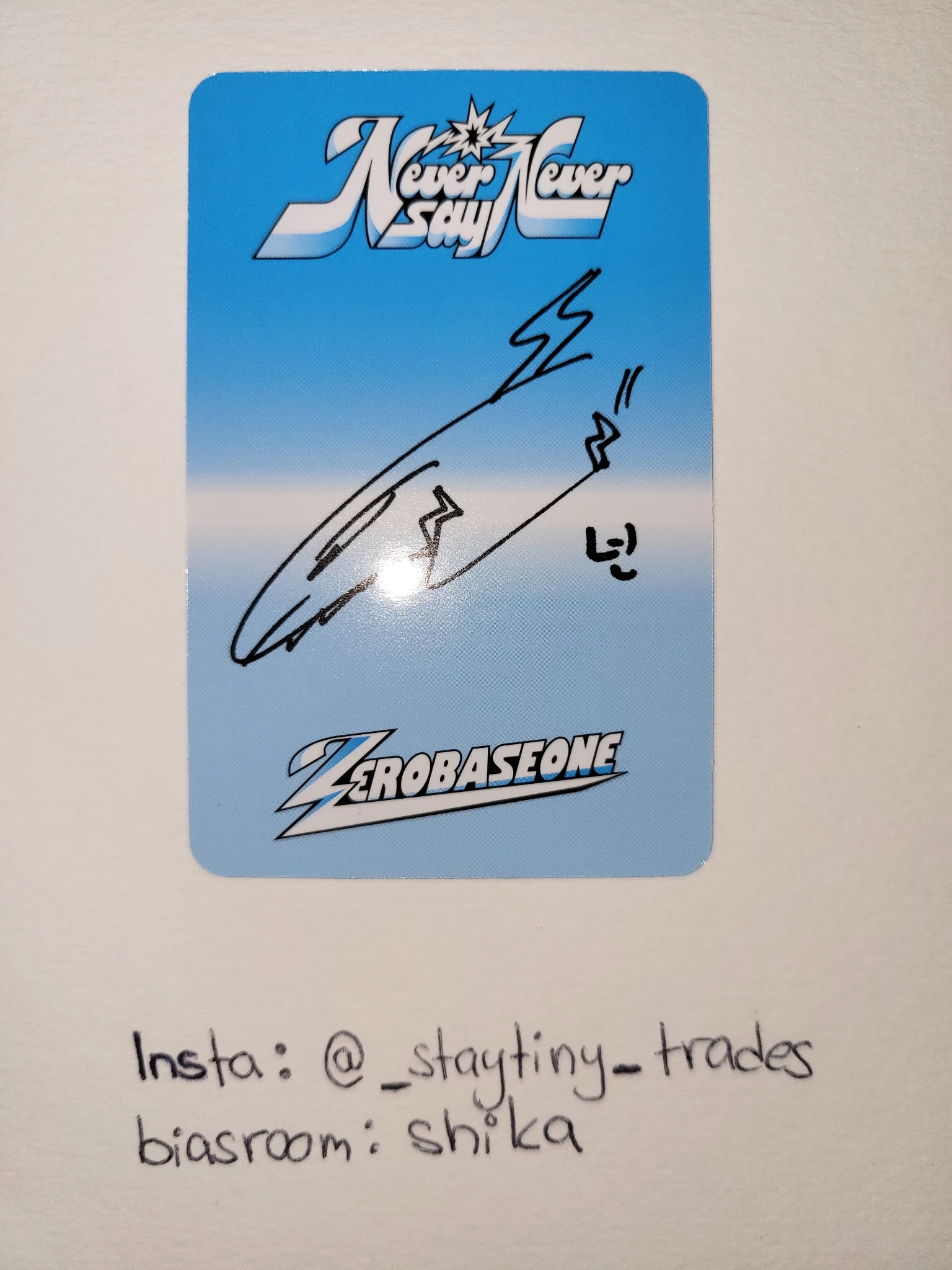 ZEROBASEONE Taerae ZEROBASEONE - Taerae - NEVER SAY NEVER Album album photocard icon version A version listing photo 2