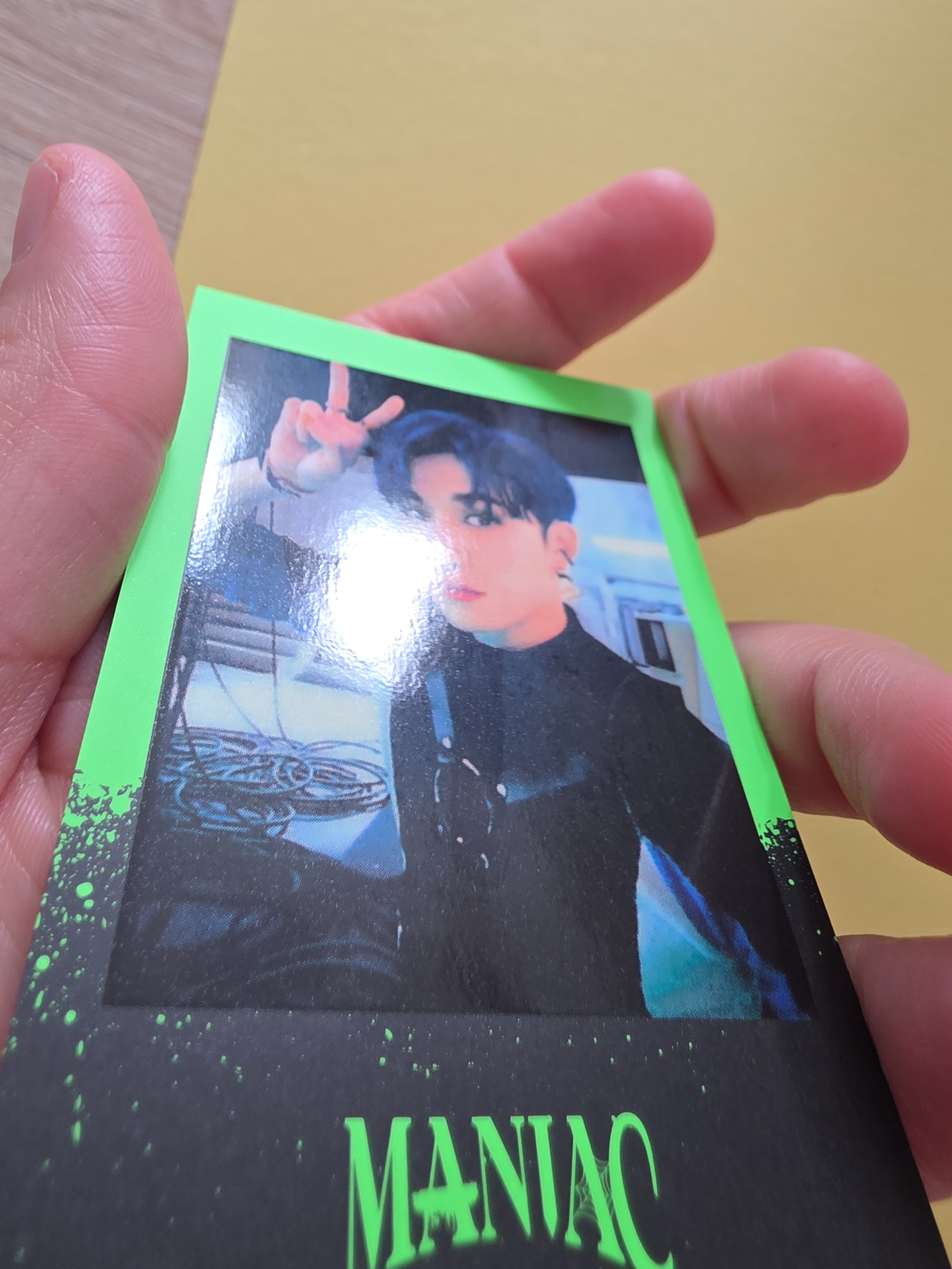 Stray Kids Bang Chan Stray Kids - Bang Chan - Maniac World Tour Event merch photocard purchase benefit polaroid pre-order benefit (pob) listing photo 2