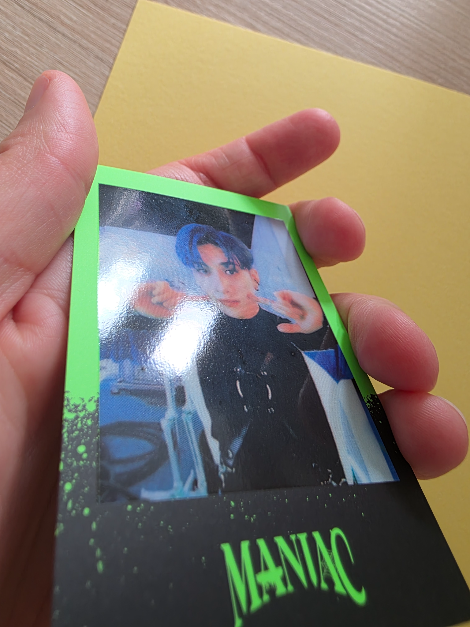 Stray Kids Bang Chan Stray Kids - Bang Chan - Maniac World Tour Event merch photocard purchase benefit polaroid pre-order benefit (pob) listing photo 2