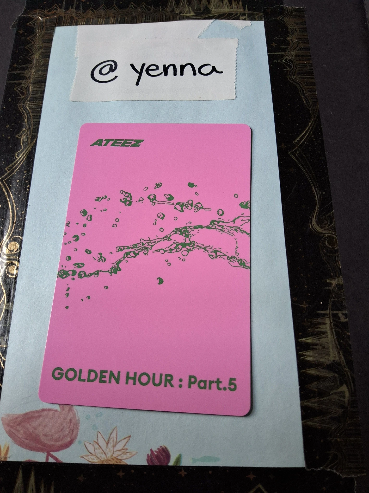 ATEEZ San ATEEZ - San - GOLDEN HOUR : Part.5 Album poca album A version album photocard listing photo 2