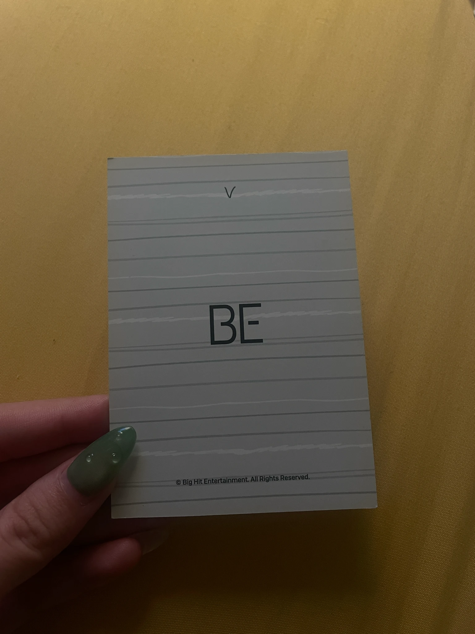 BTS V BTS - V - BE Album korean album pajama set listing photo 2