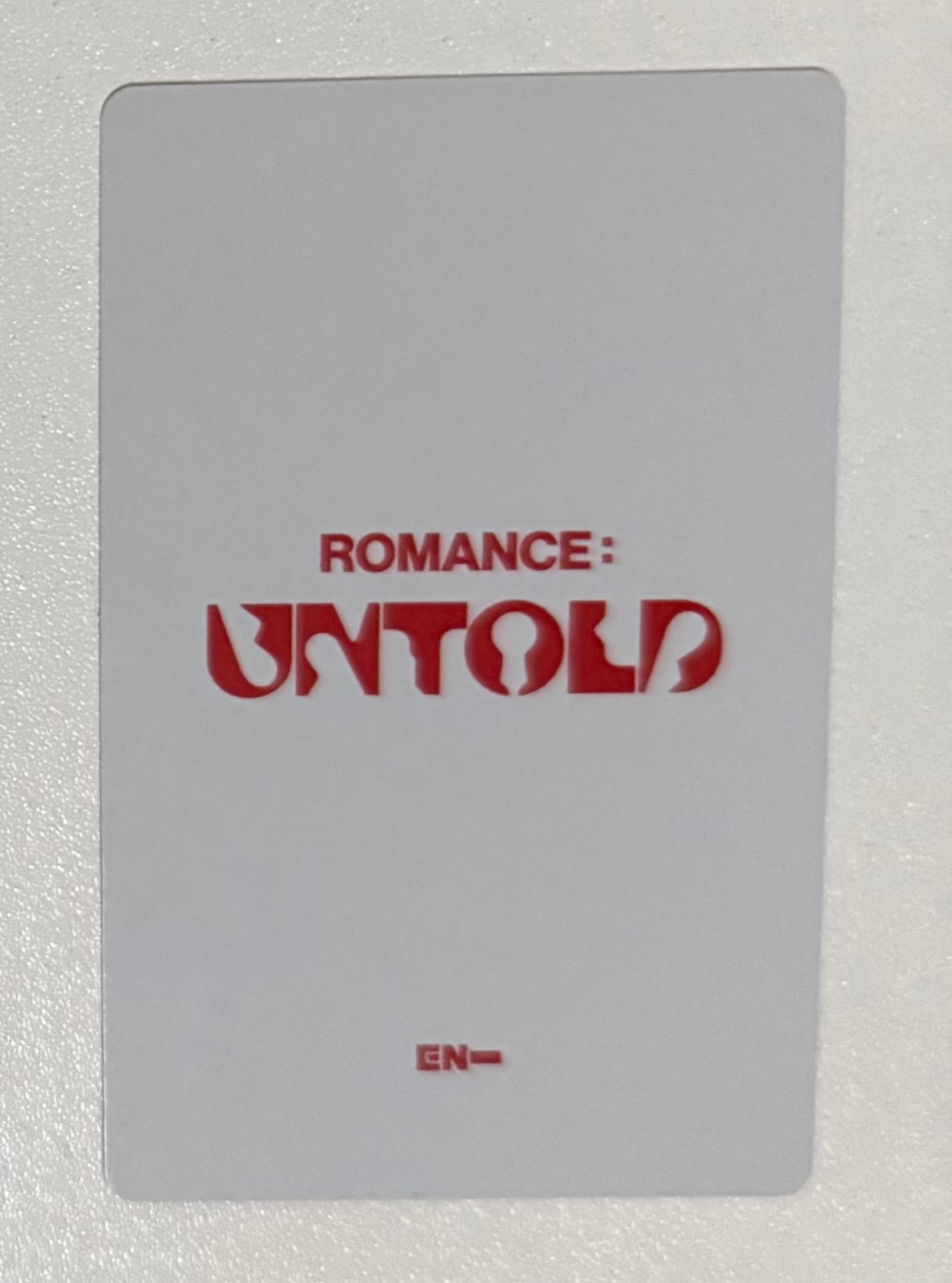ENHYPEN Jay ENHYPEN - Jay - ROMANCE: UNTOLD Album weverse album version album photocard korean album A version listing photo 2