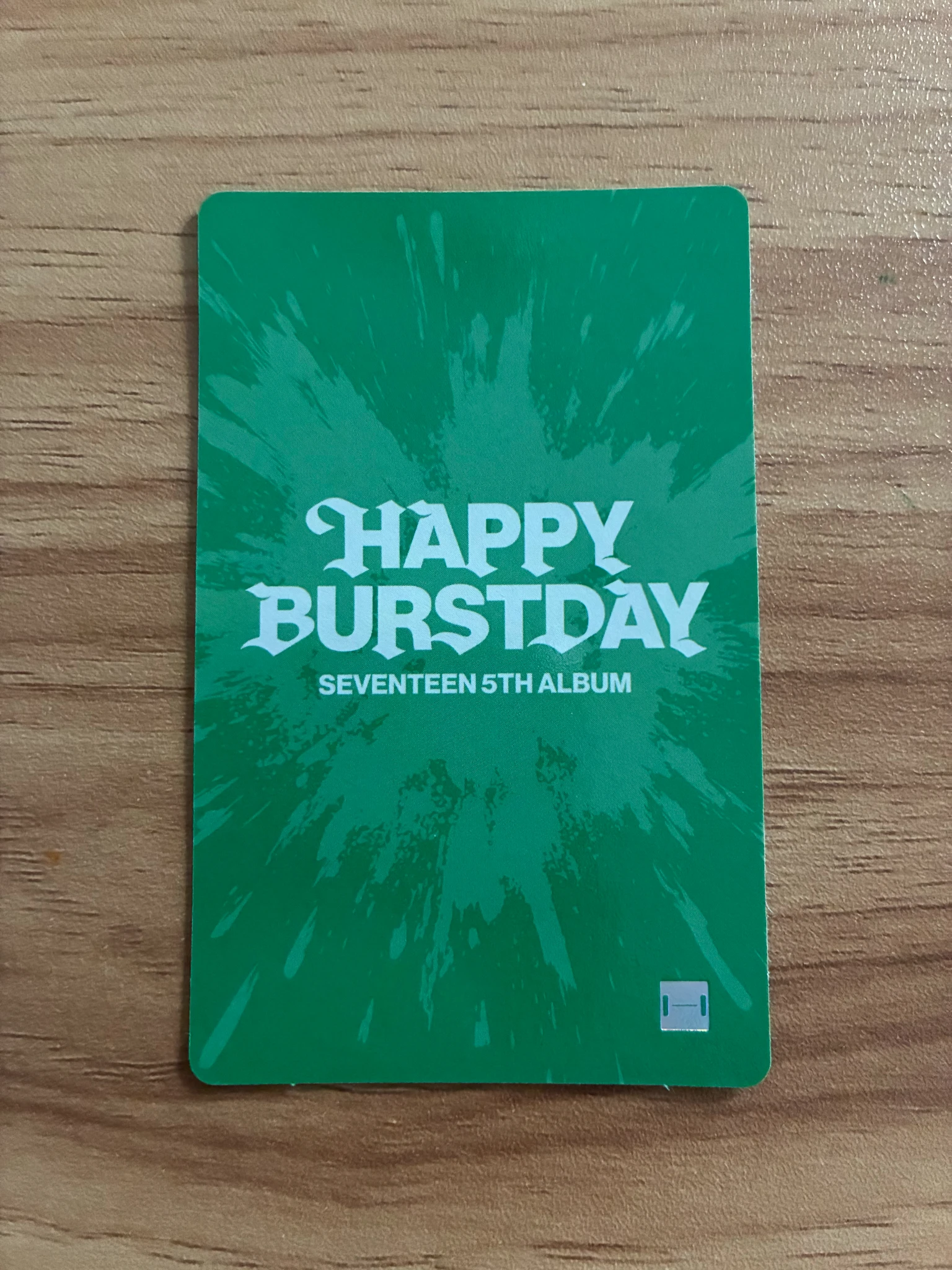 SEVENTEEN Jun SEVENTEEN - Jun - HAPPY BURSTDAY Album weverse global shop (wvg) lucky draw round 1 listing photo 2