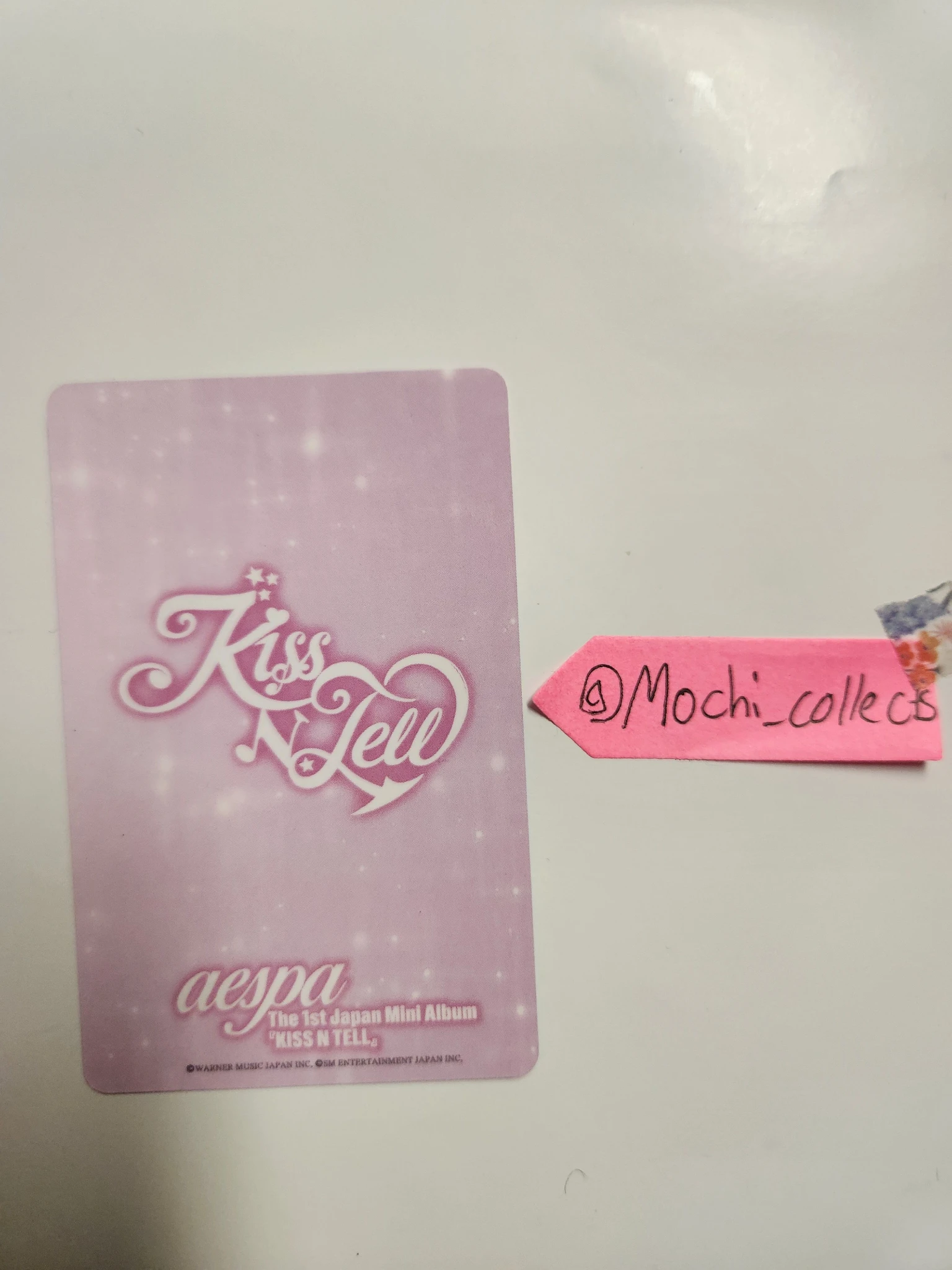 aespa Ningning aespa - Ningning - KISS N TELL Album tower records japan pob (pre-order benefit) listing photo 2