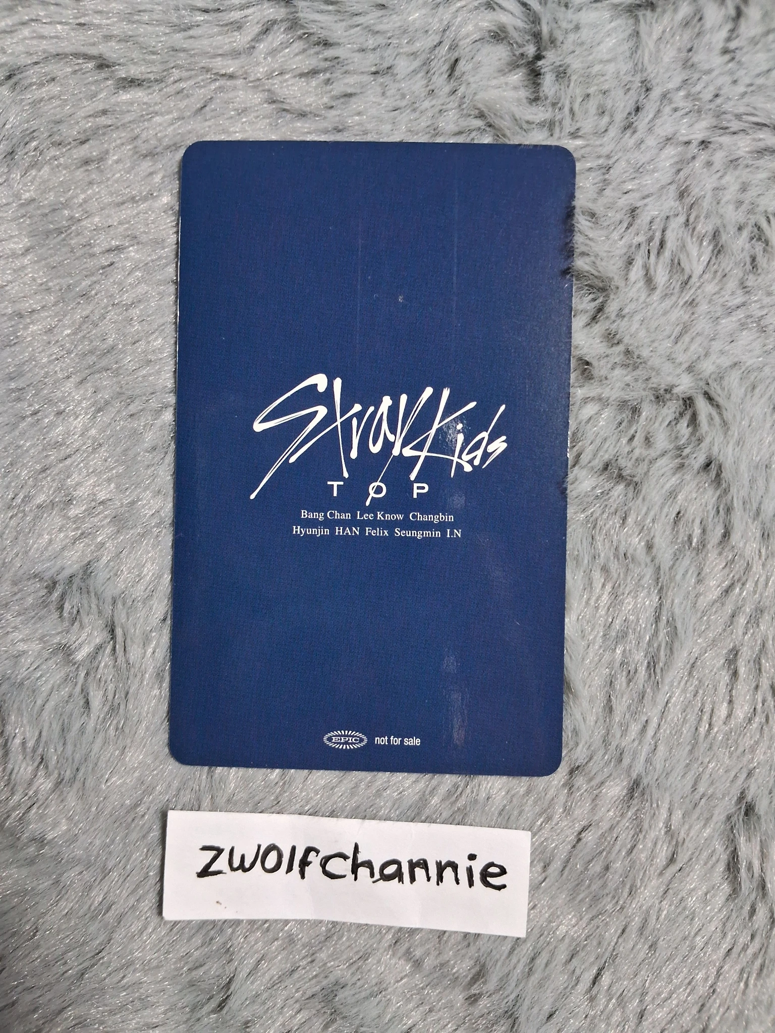 Stray Kids Bang Chan Stray Kids - Bang Chan - TOP Album pre-order benefit (pob) tower records listing photo 2
